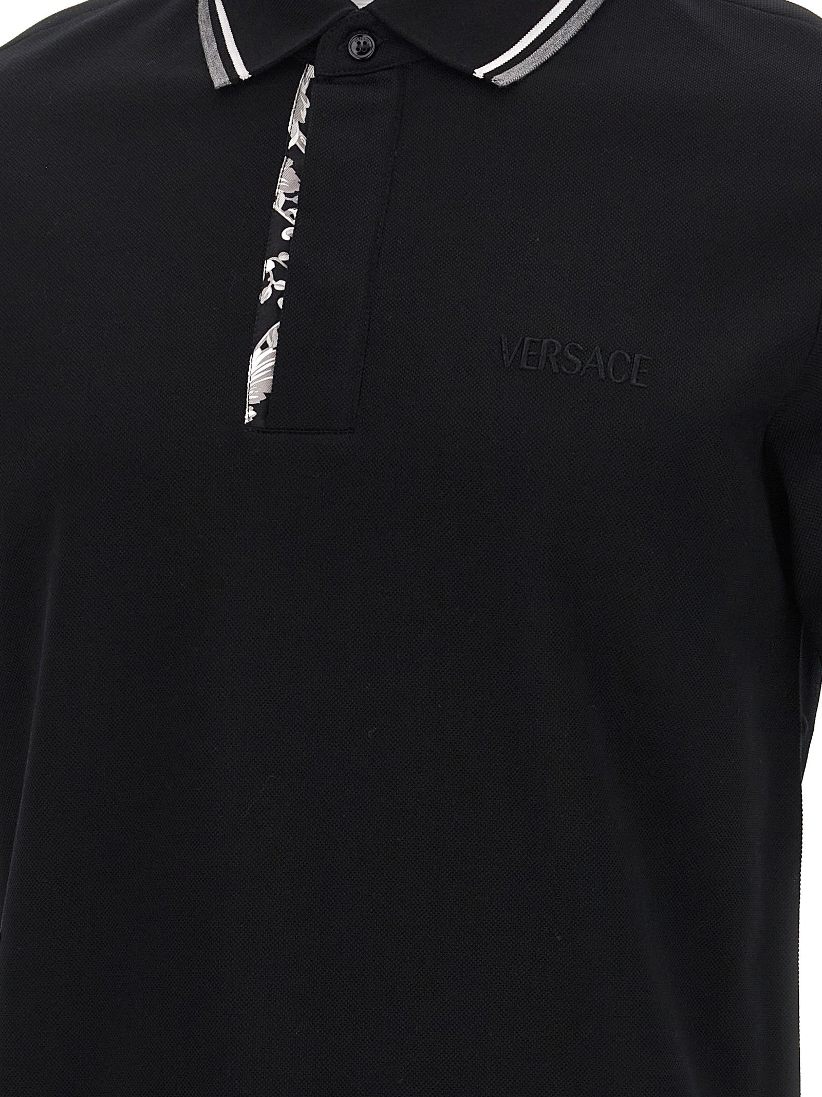 Versace 'Barocco' Polo Shirt