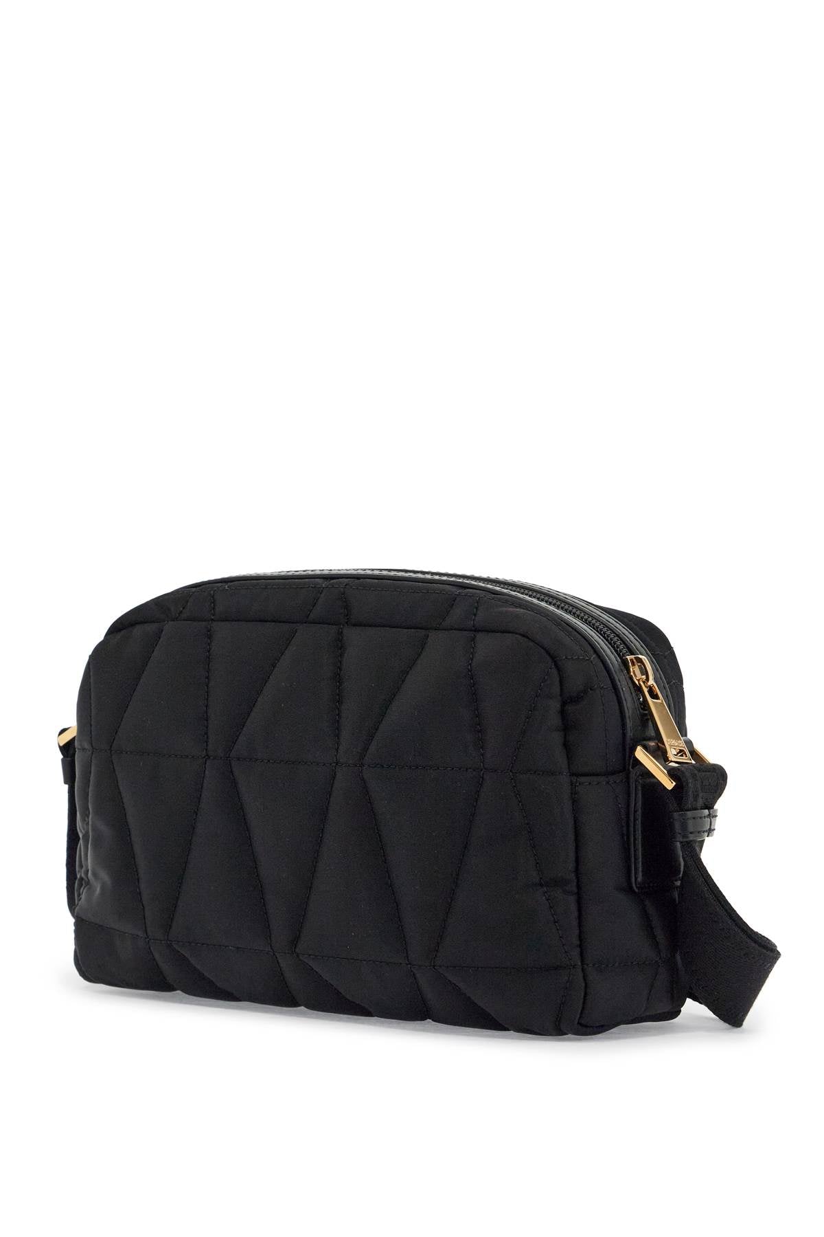 Versace Quilted Nylon Camera Bag With