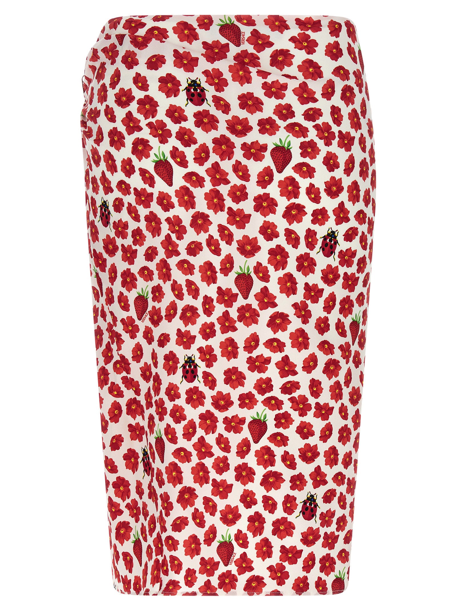 Versace 'Strawberry Garden' Skirt