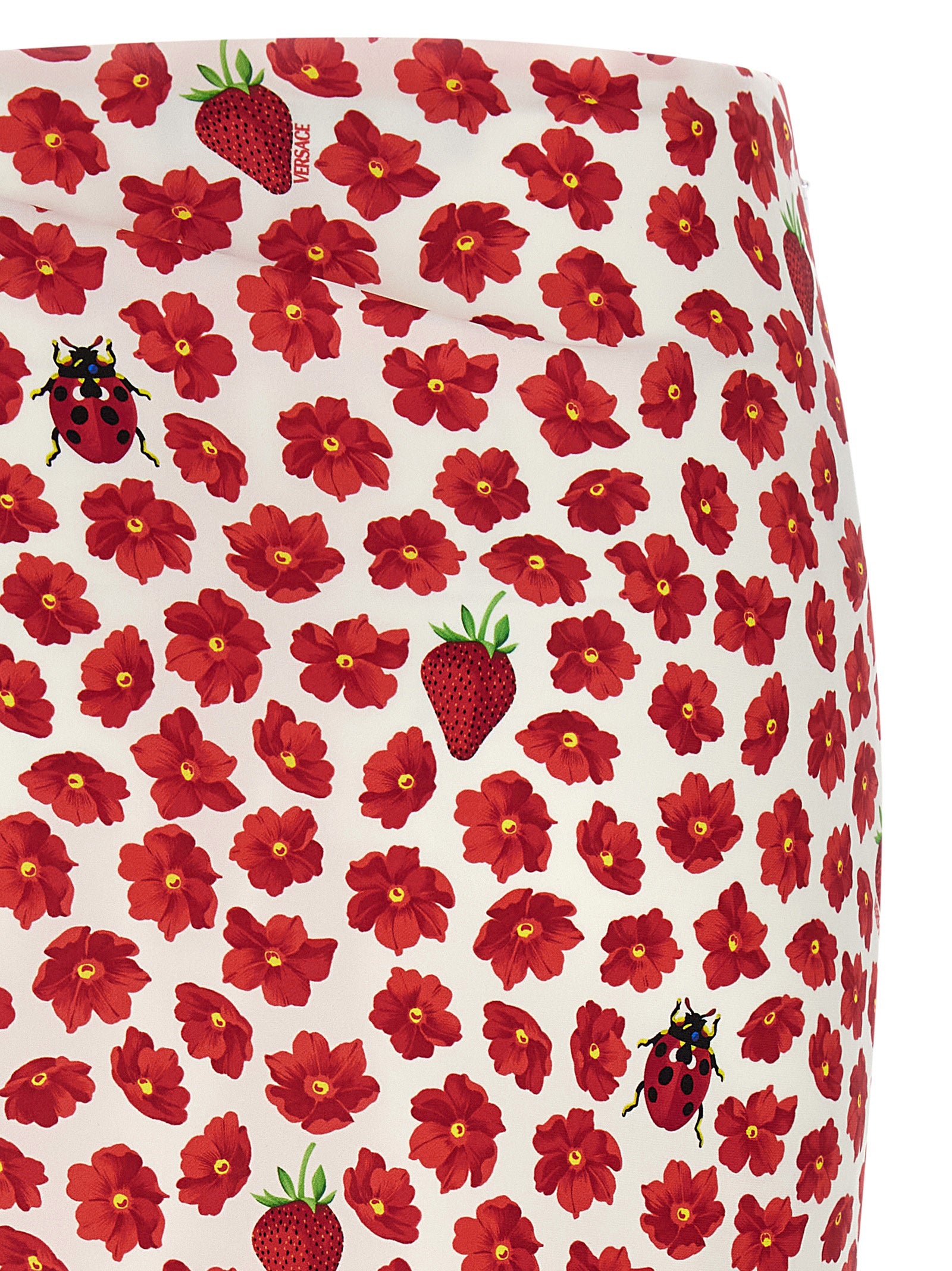 Versace 'Strawberry Garden' Skirt