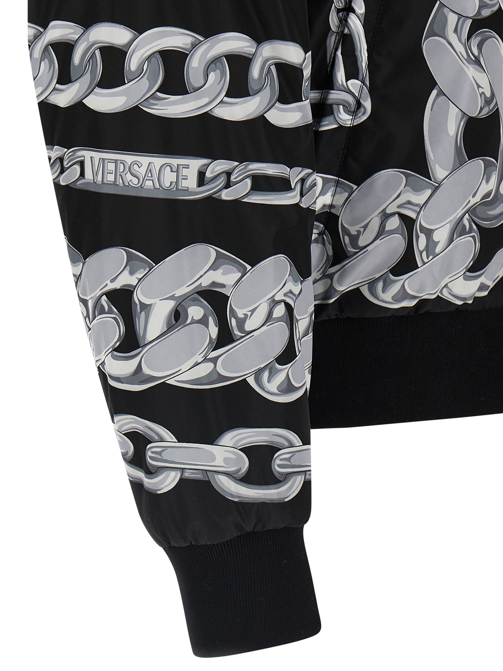 Versace 'Medusa Chains' Reversible Bomber Jacket