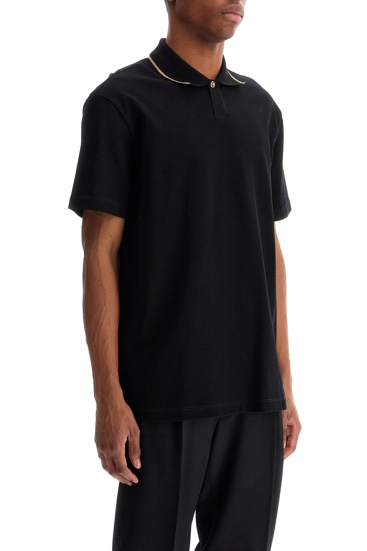 Versace Cotton Piquã© Polo Shirt