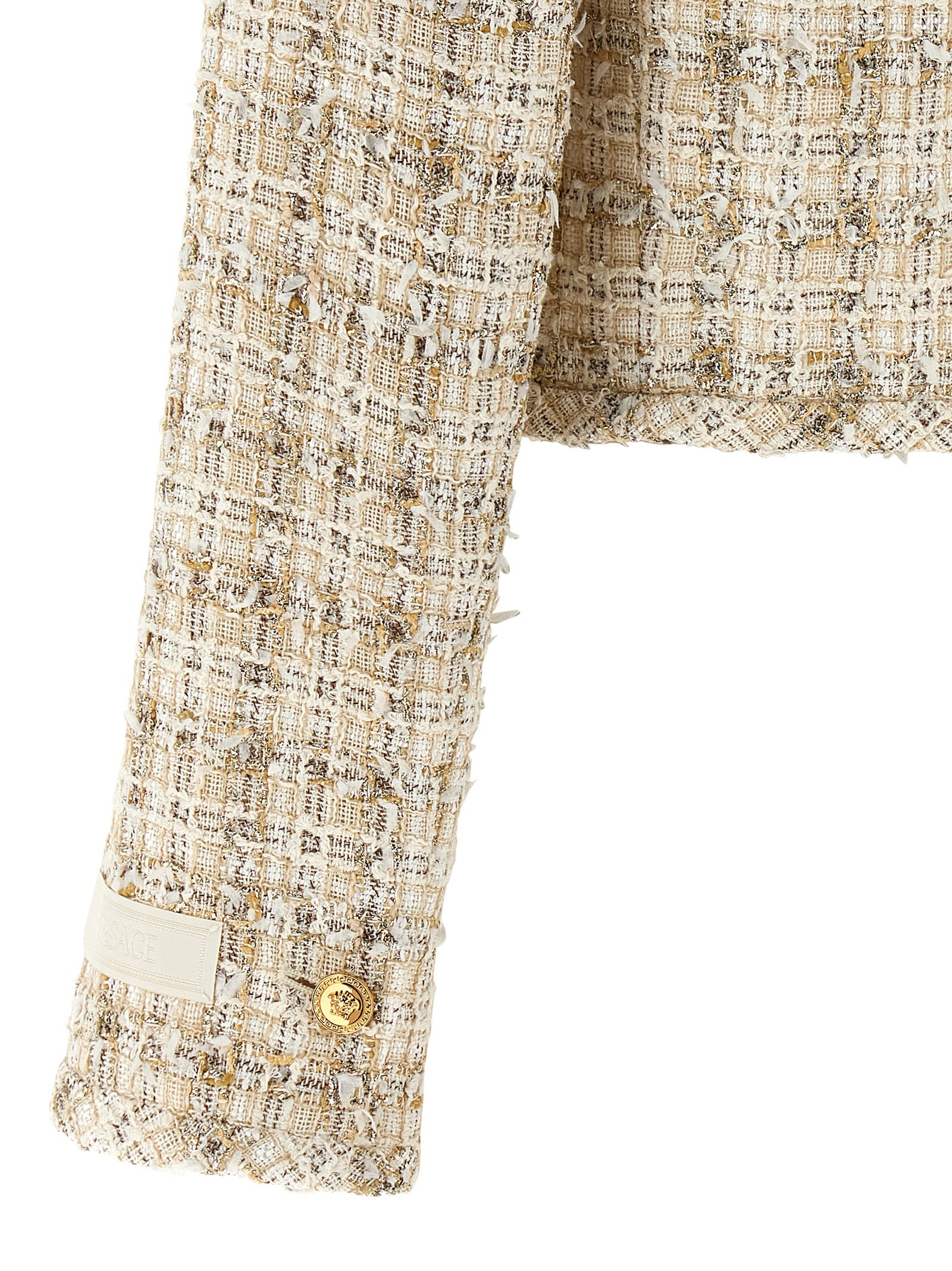 Versace Tweed Cardigan