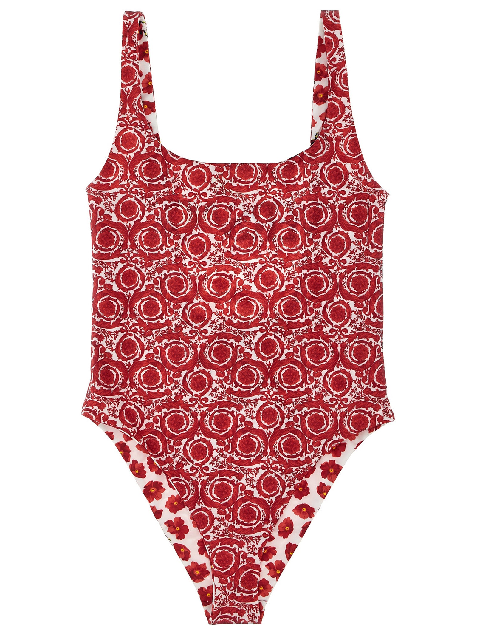 Versace 'Strawberry' Reversible Swimsuit