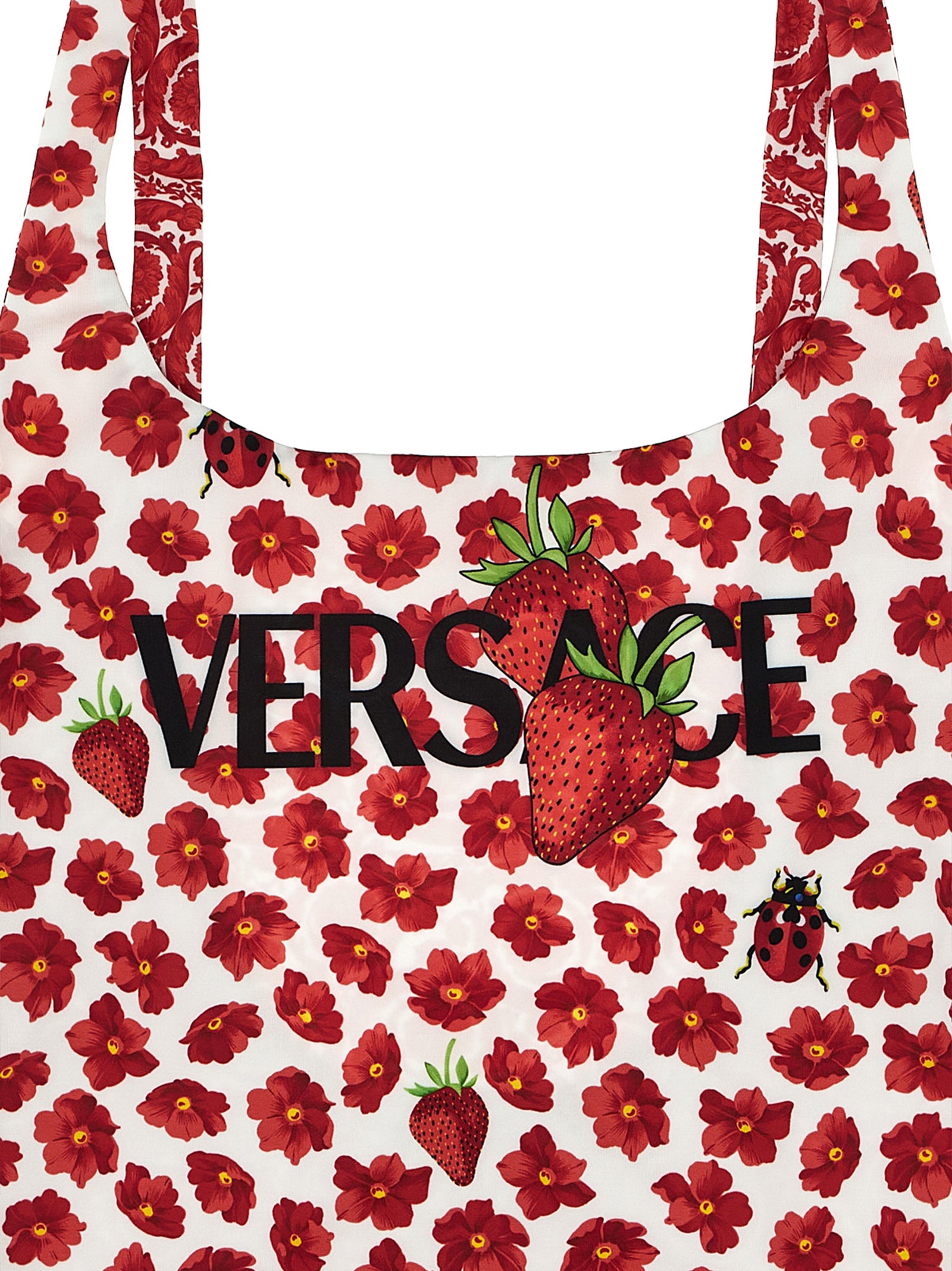 Versace 'Strawberry' Reversible Swimsuit