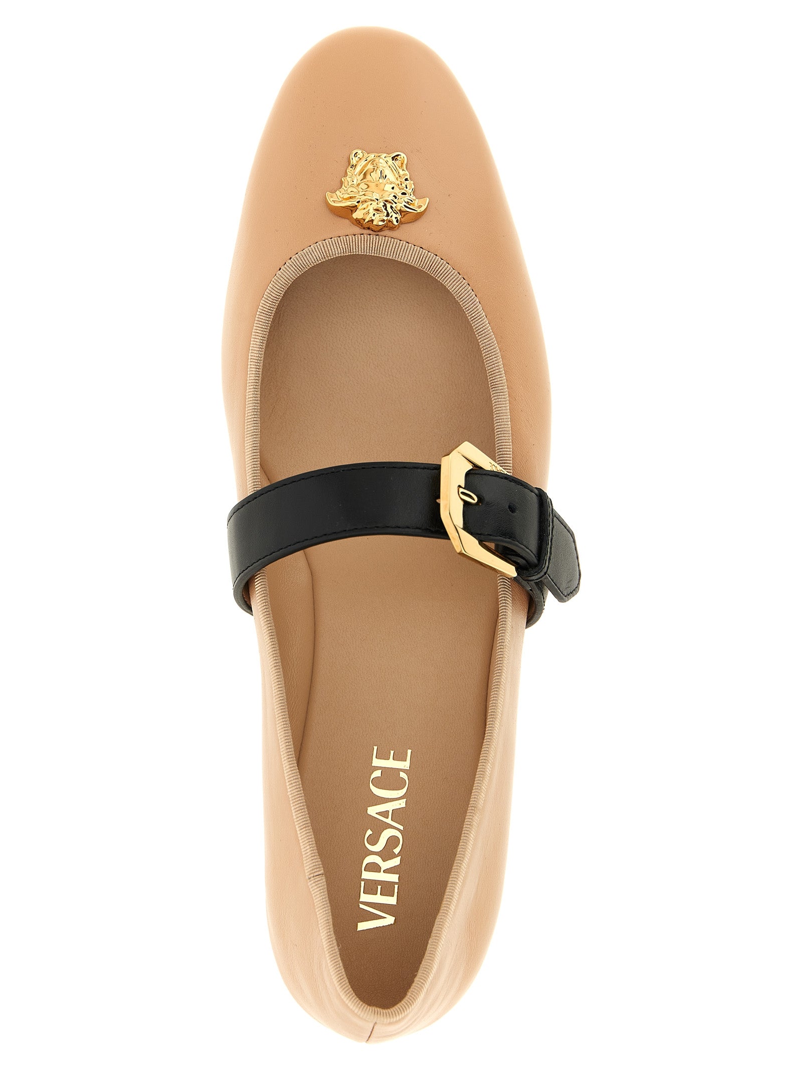 Versace 'La Medusa' Ballet Flats