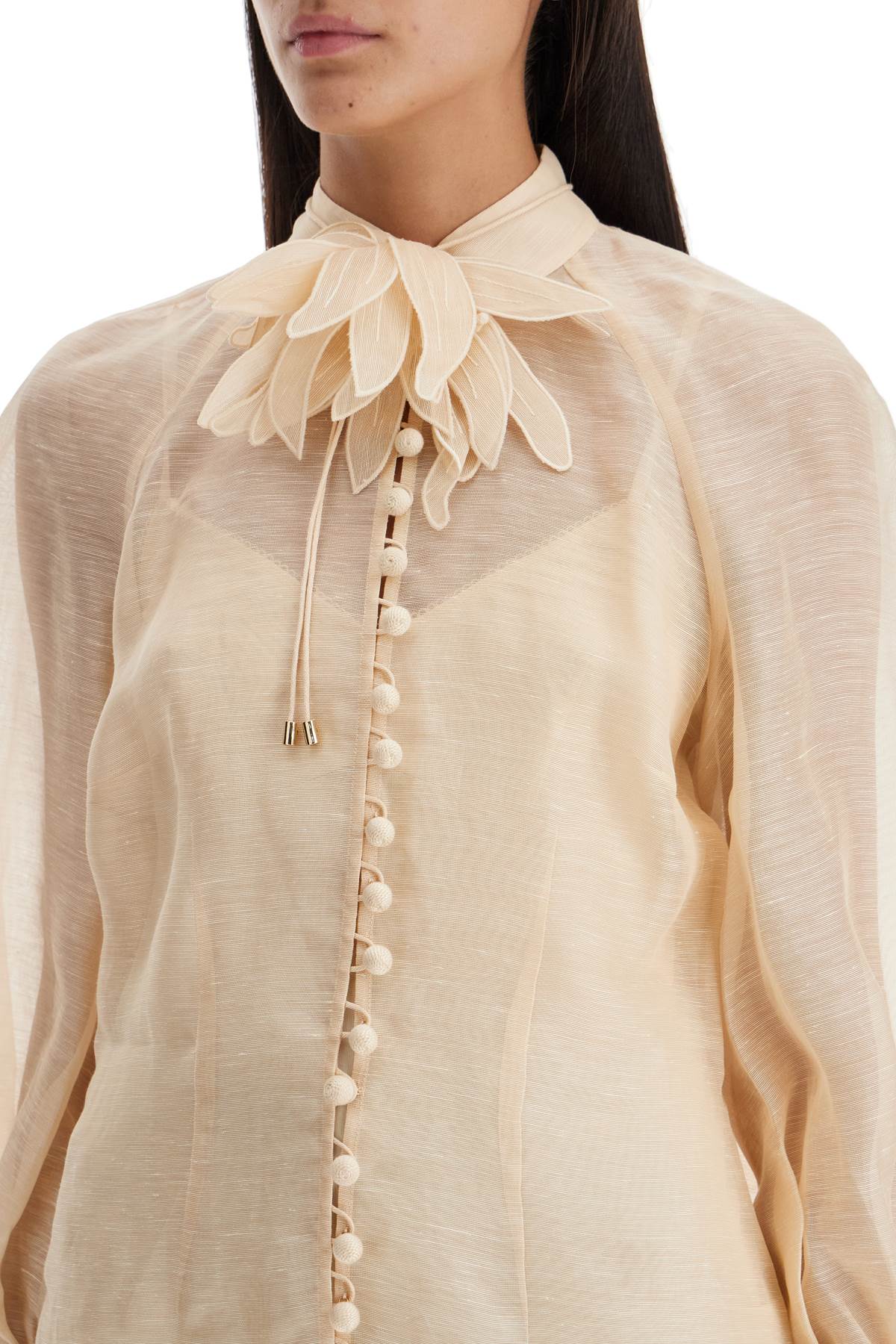 Zimmermann 'Blouse With Floral Illustr