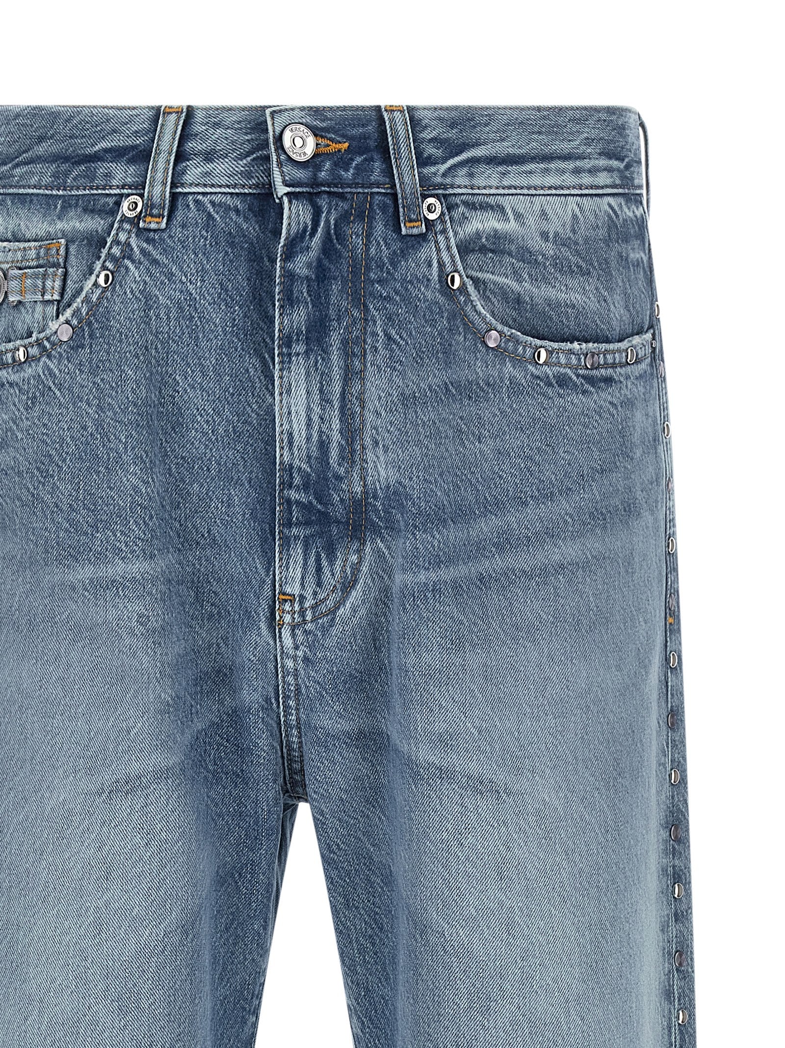 Versace Studded Jeans