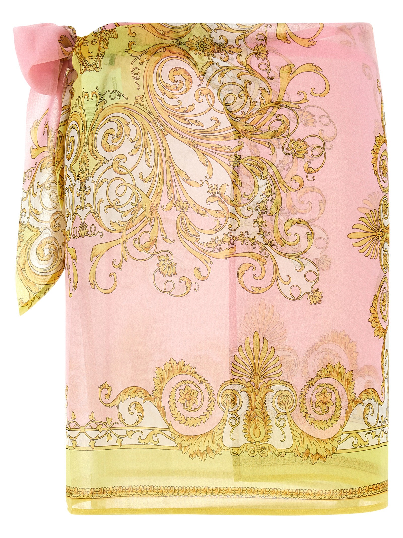 Versace 'Spring Barocco' Beach Cover-Up Skirt