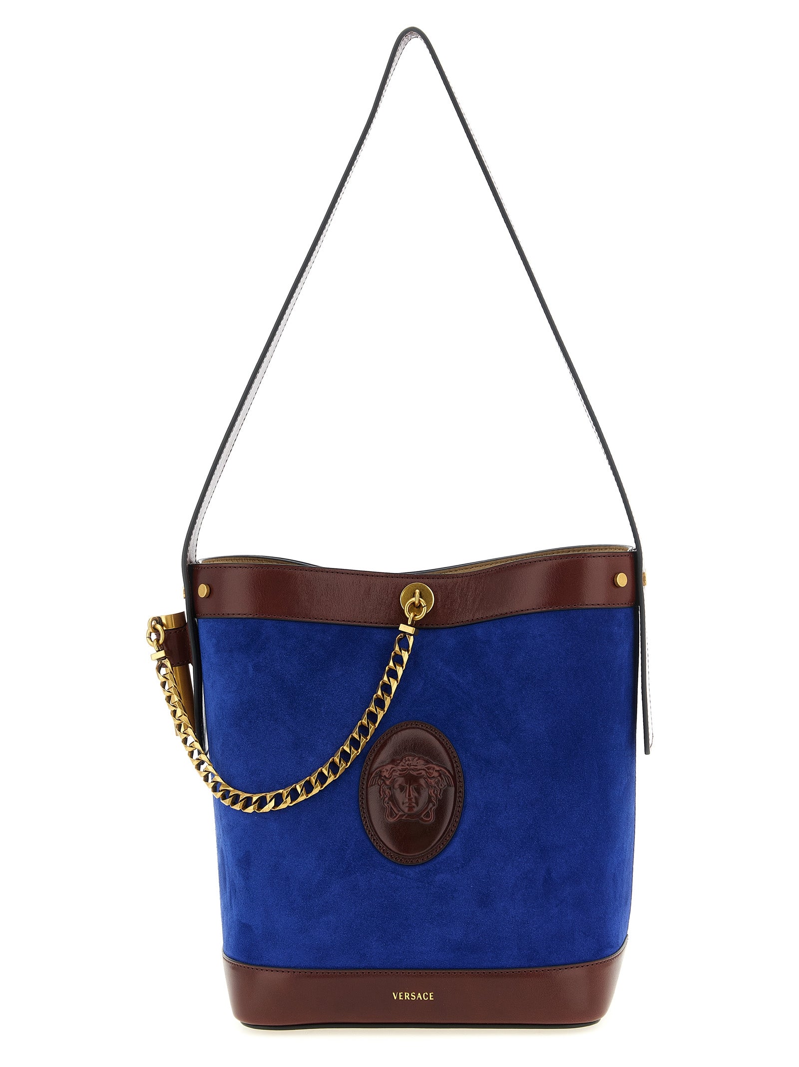 Versace 'Pivot' Small Bucket Bag