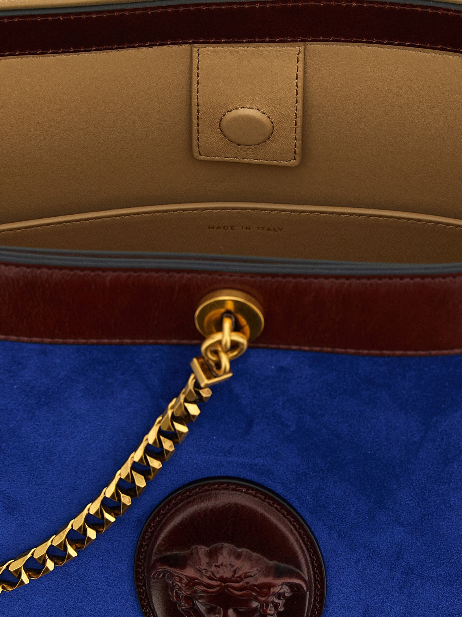 Versace 'Pivot' Small Bucket Bag