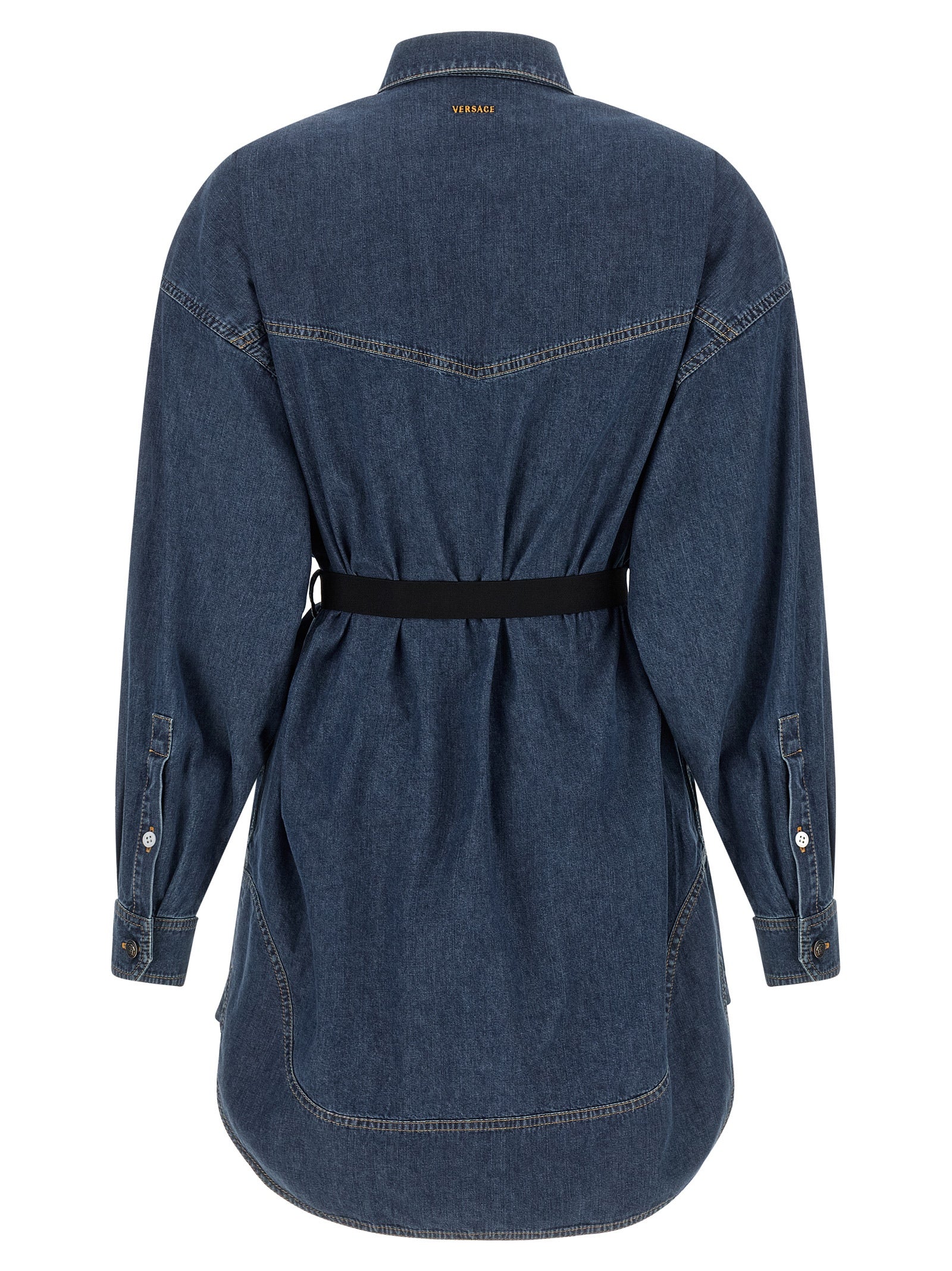 Versace Chambray Denim Dress