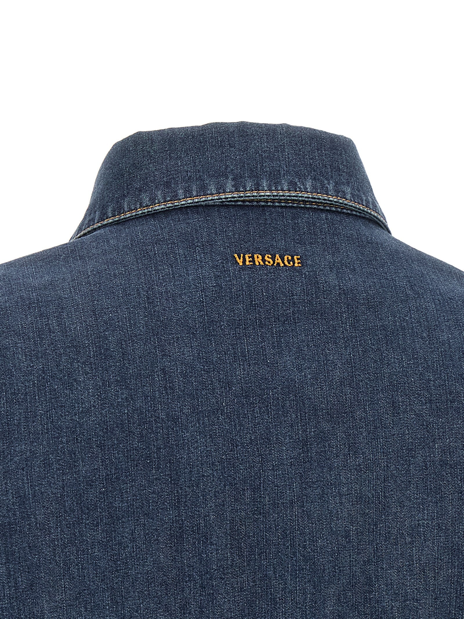 Versace Chambray Denim Dress