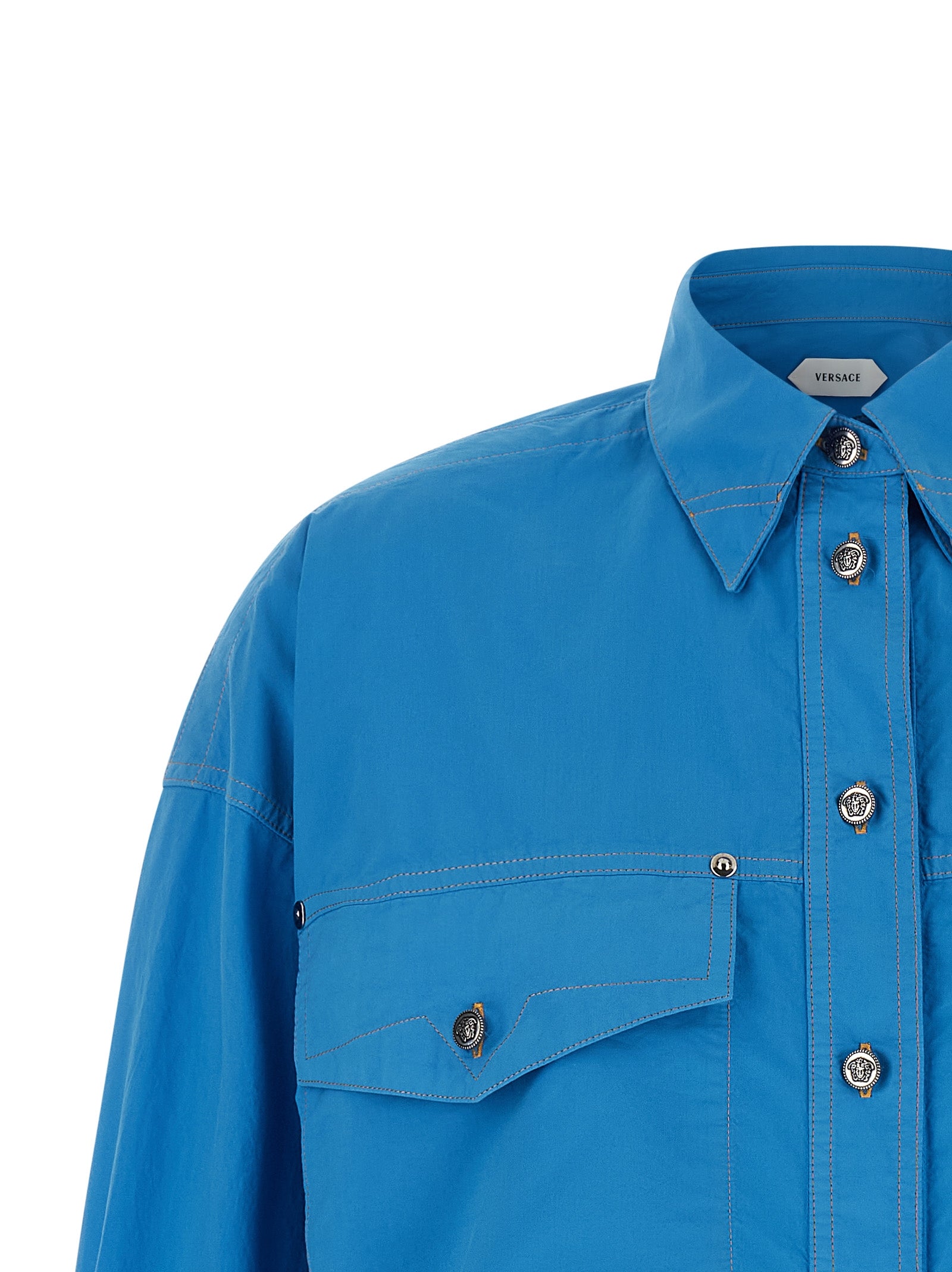 Versace 'Medusa' Button Shirt
