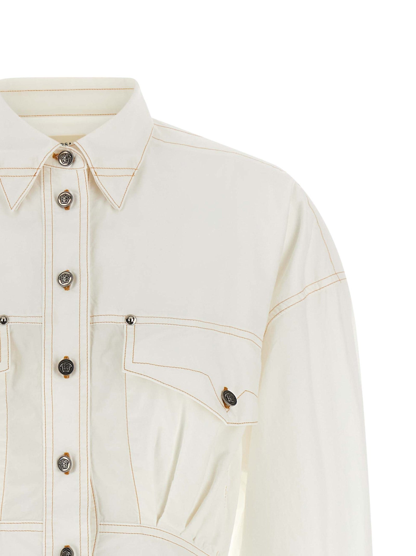 Versace 'Medusa' Shirt Dress