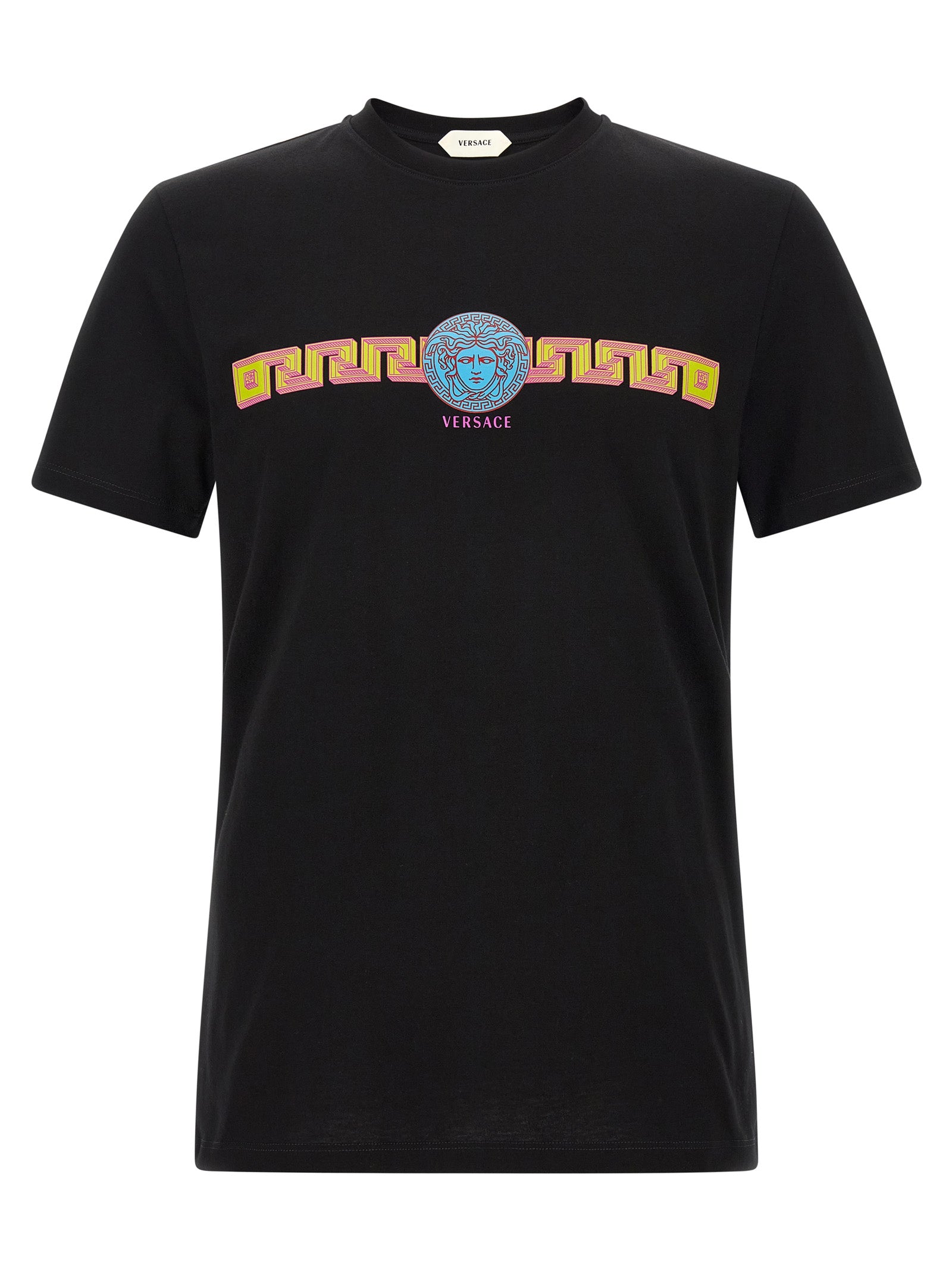 Versace 'Medusa' Print Cotton T-Shirt