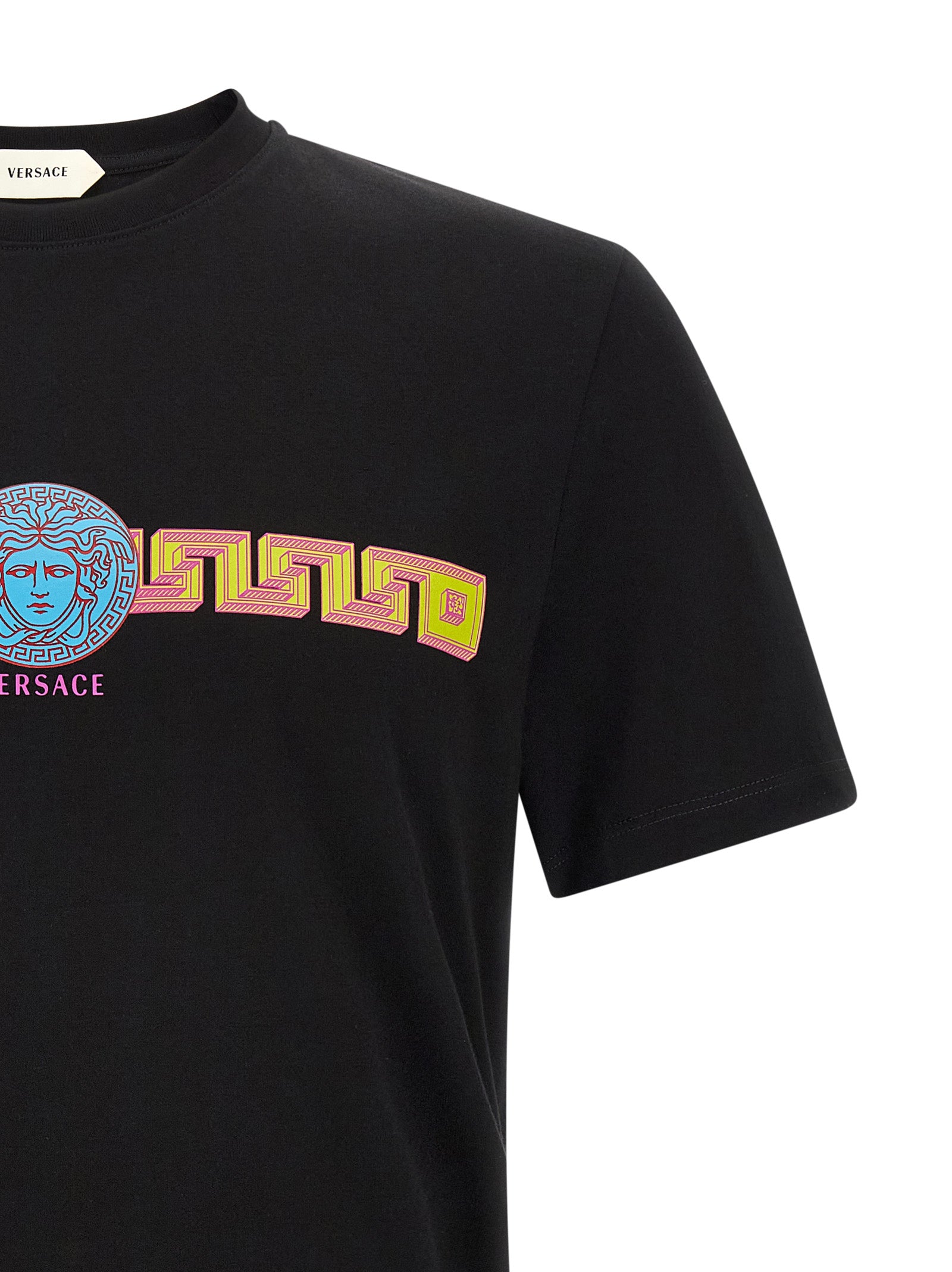 Versace 'Medusa' Print Cotton T-Shirt