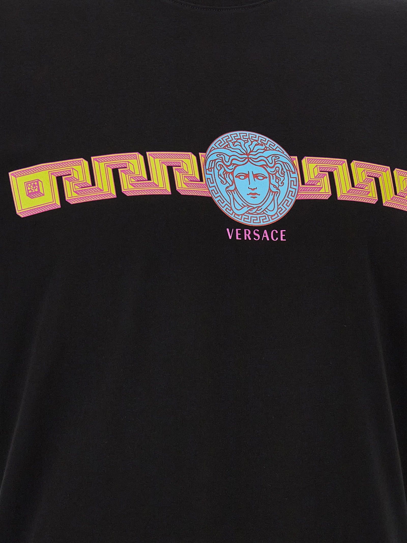 Versace 'Medusa' Print Cotton T-Shirt