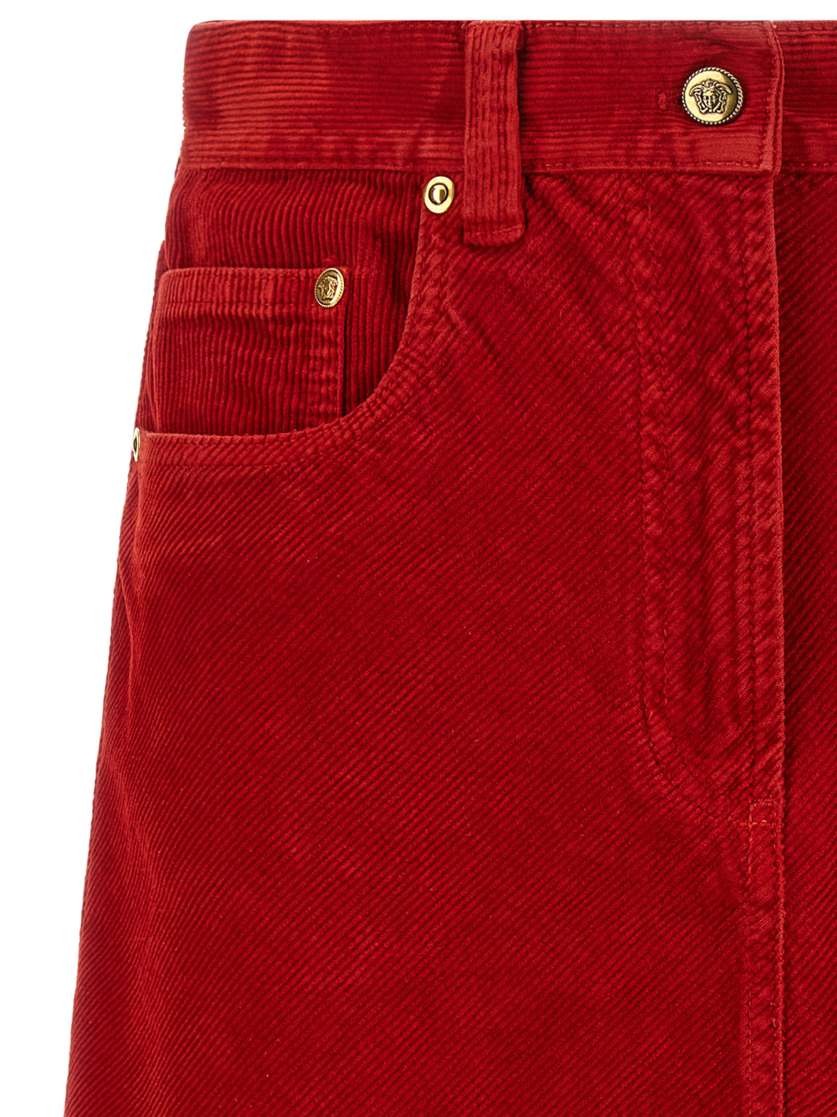 Versace Corduroy Skirt
