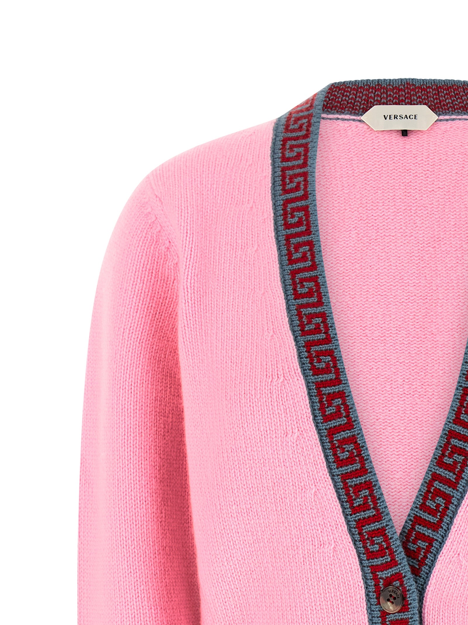 Versace Wool And Cashmere Cardigan