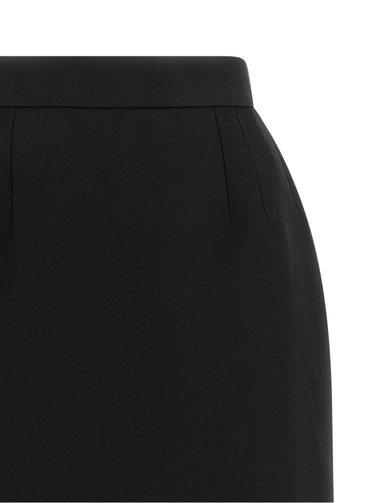 Versace Grain De Poudre Wool Skirt