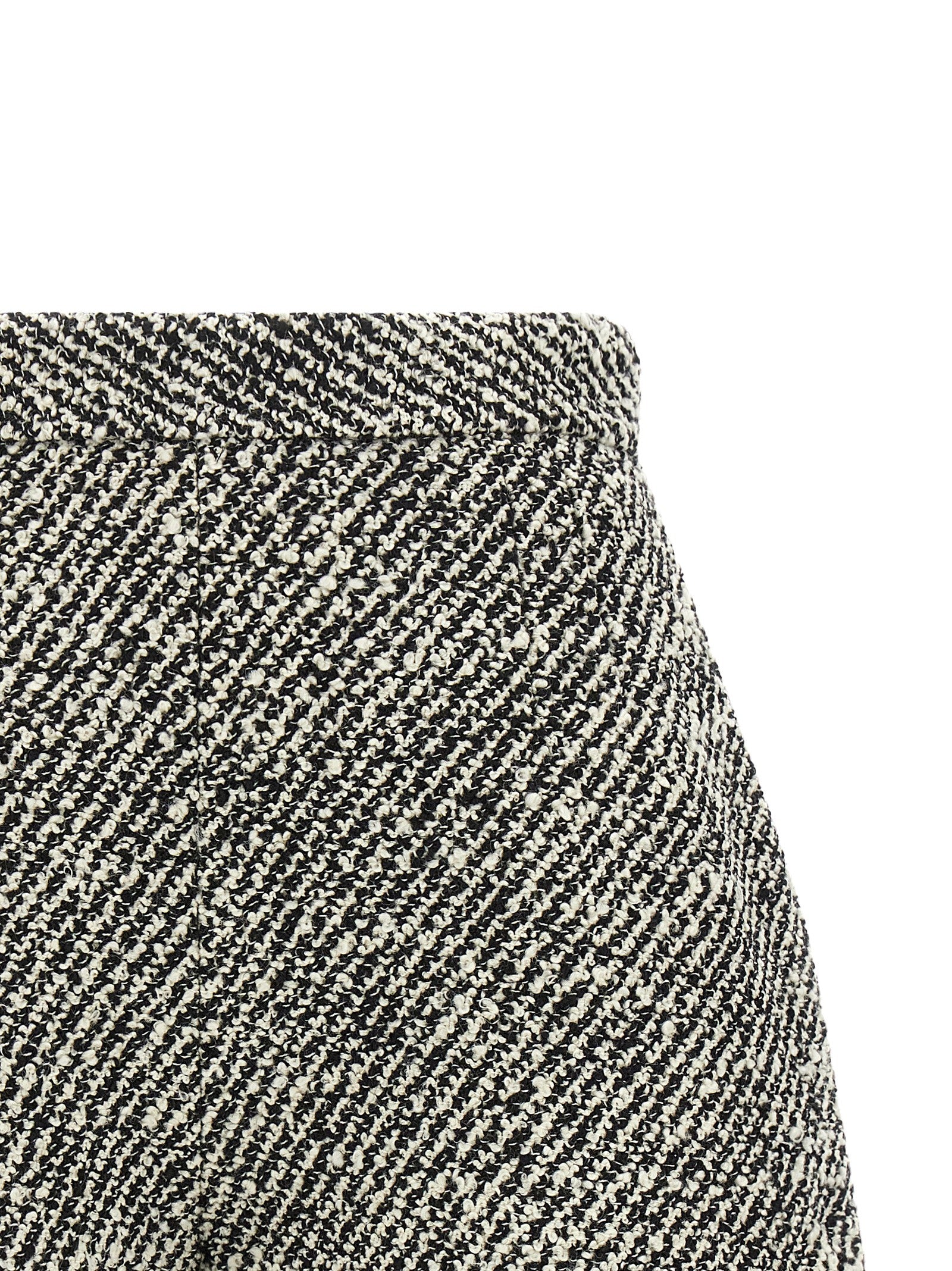 Versace Bouclé Wool Shorts