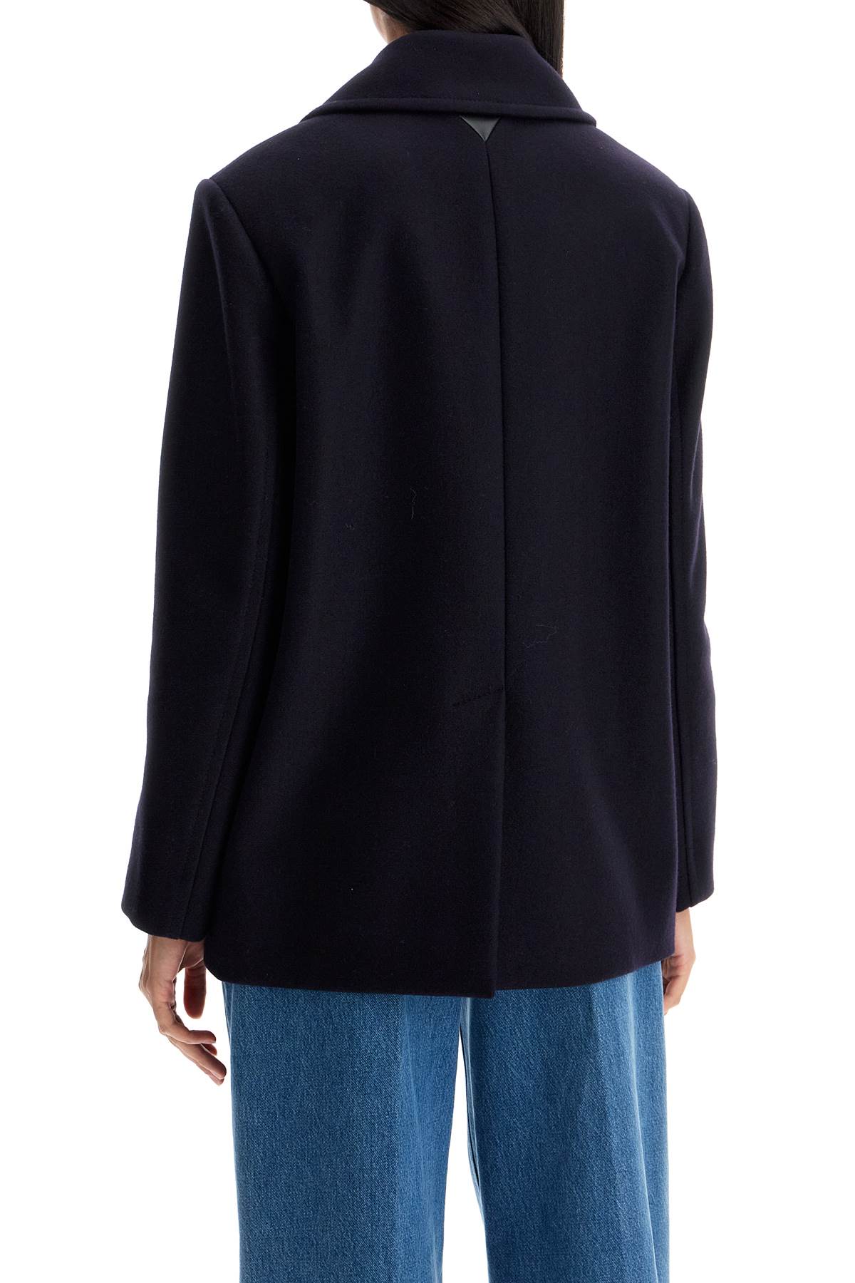 Pinko Double-Breasted Wool Blend Caban