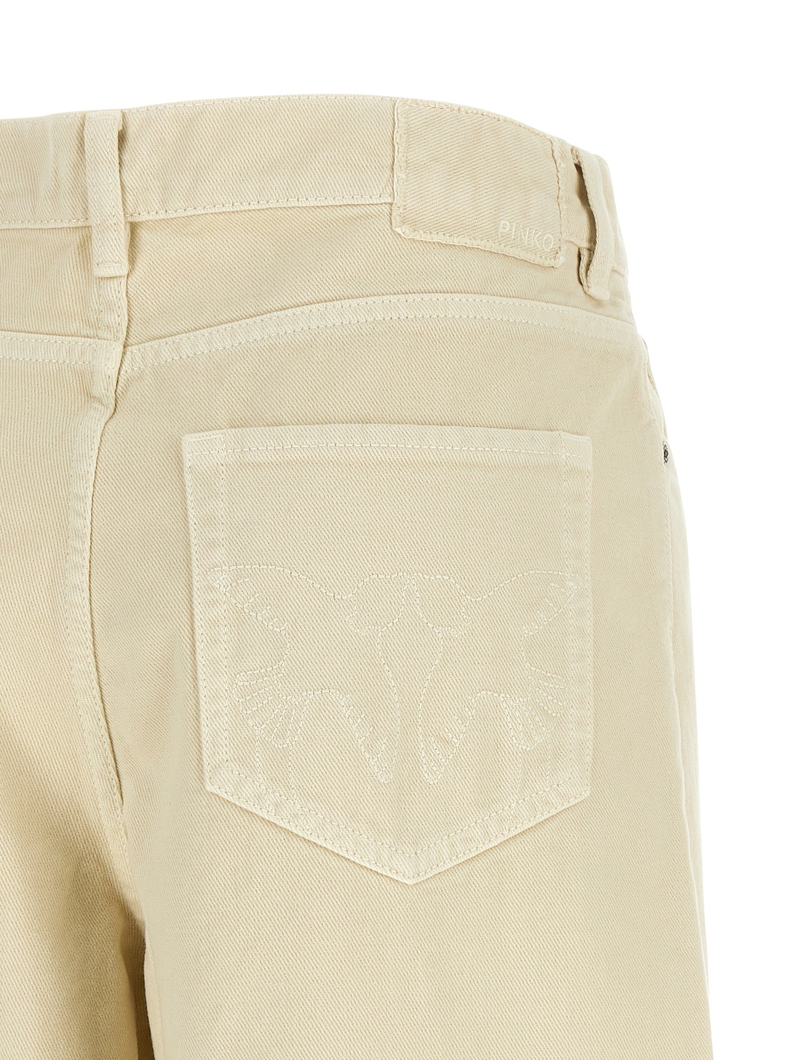 Pinko 'Love Birds' Embroidery Jeans