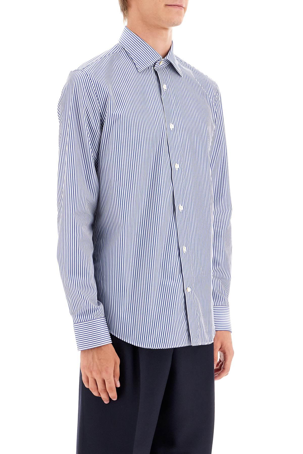 Vincenzo Di Ruggiero Slim Fit Twill Shirt For Men