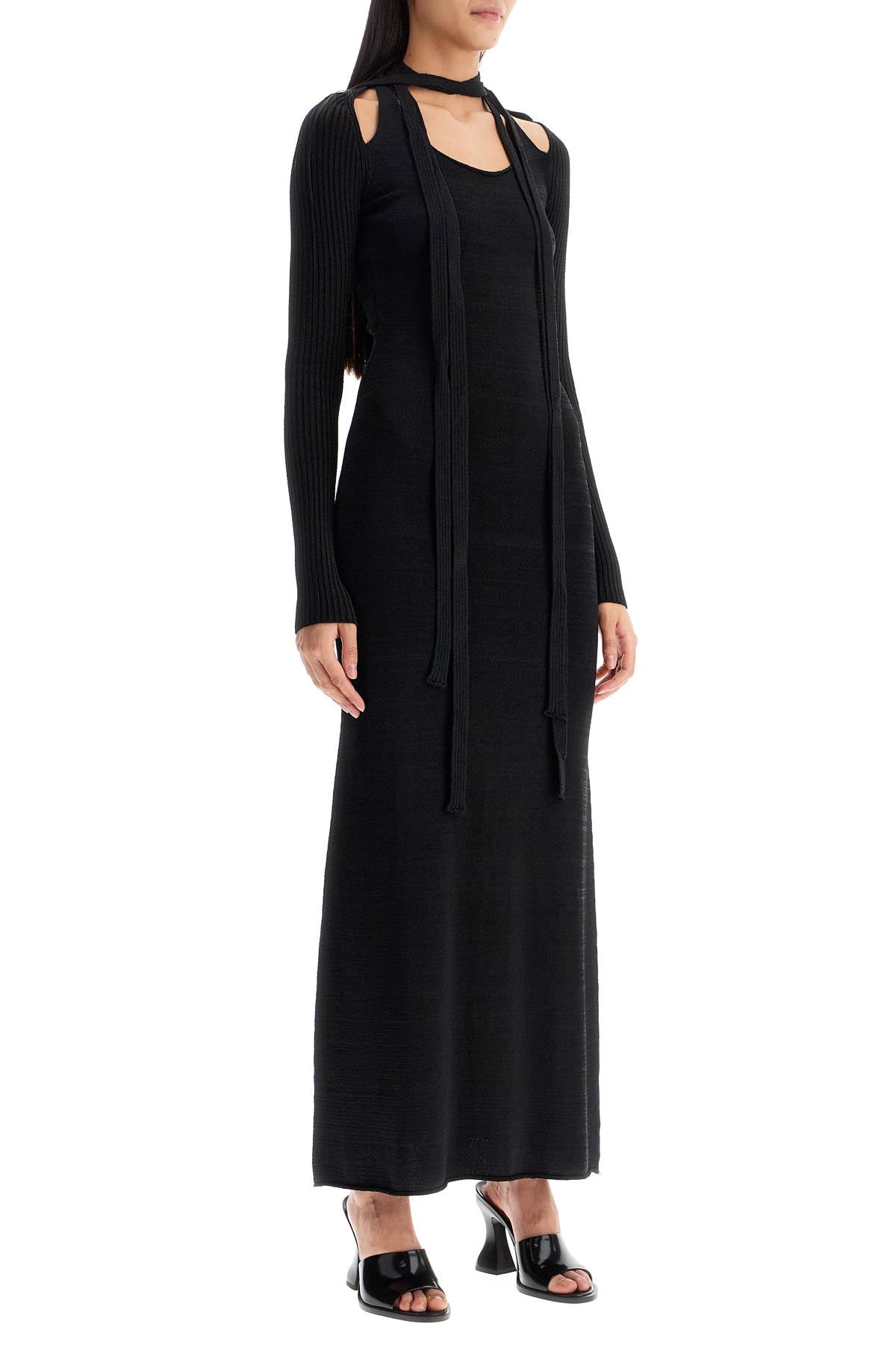 Y Project Maxi Knit Dress In Italian