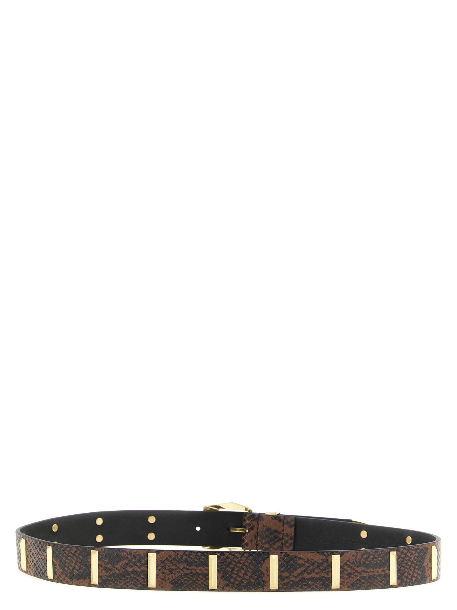 Pinko Python Print Belt
