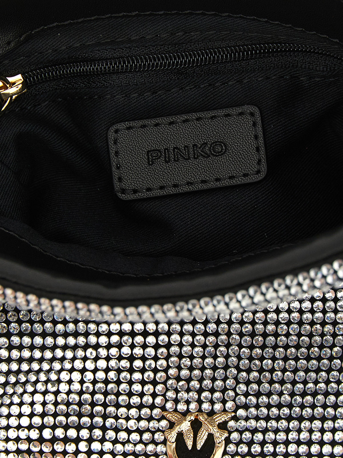 Pinko Rhinestone Bucket Bag