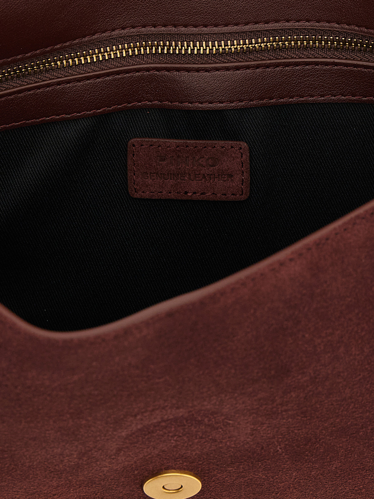 Pinko Classic Burgundy 'Love One Slouchy' Shoulder Bag