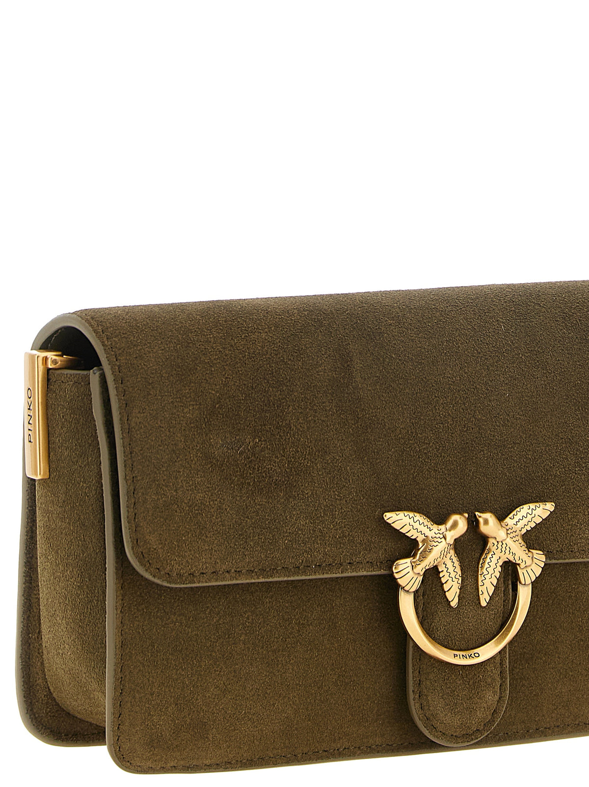 Pinko 'Love One Slouchy' Classic Green Shoulder Bag
