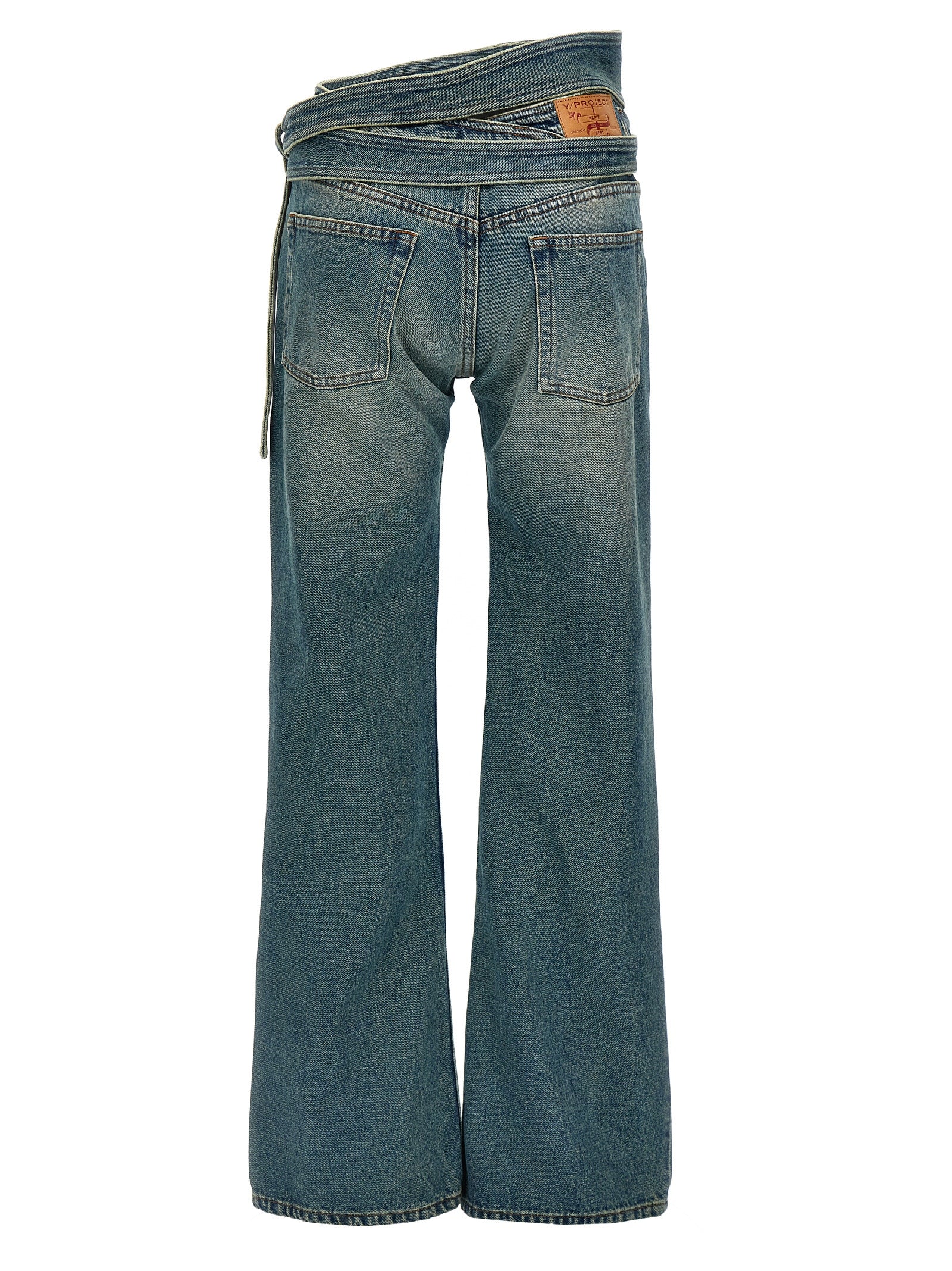 Y/Project 'Wrap Belt' Jeans