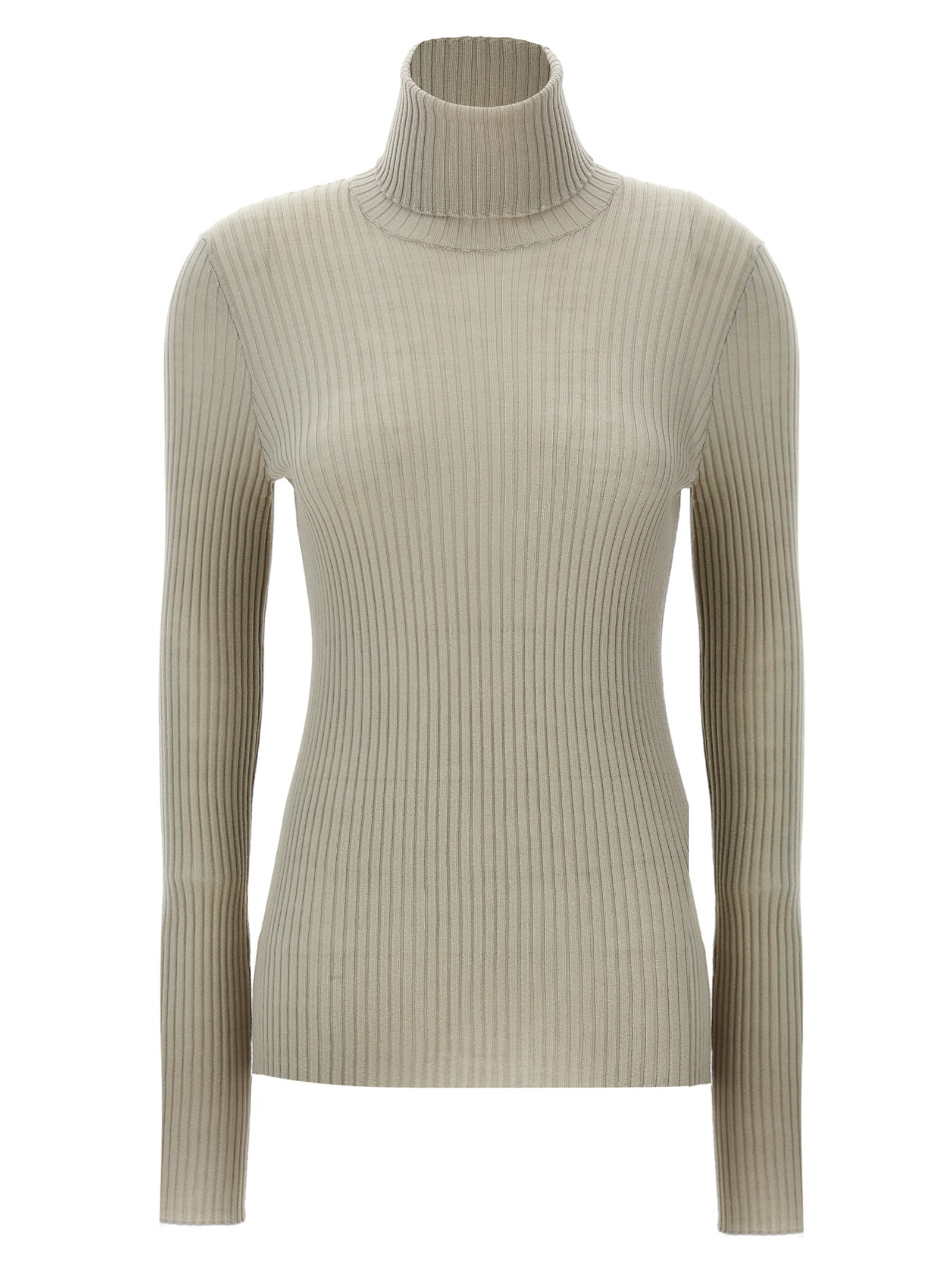 Nude Ribbed Sweater