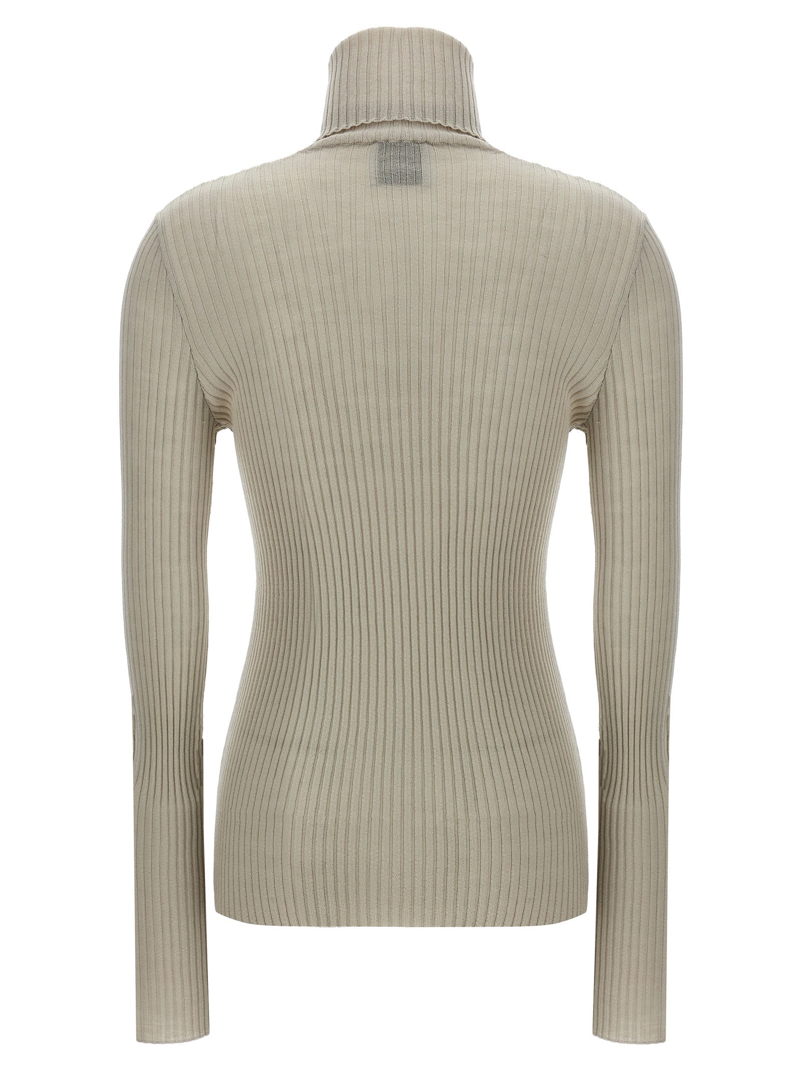 Nude Ribbed Sweater