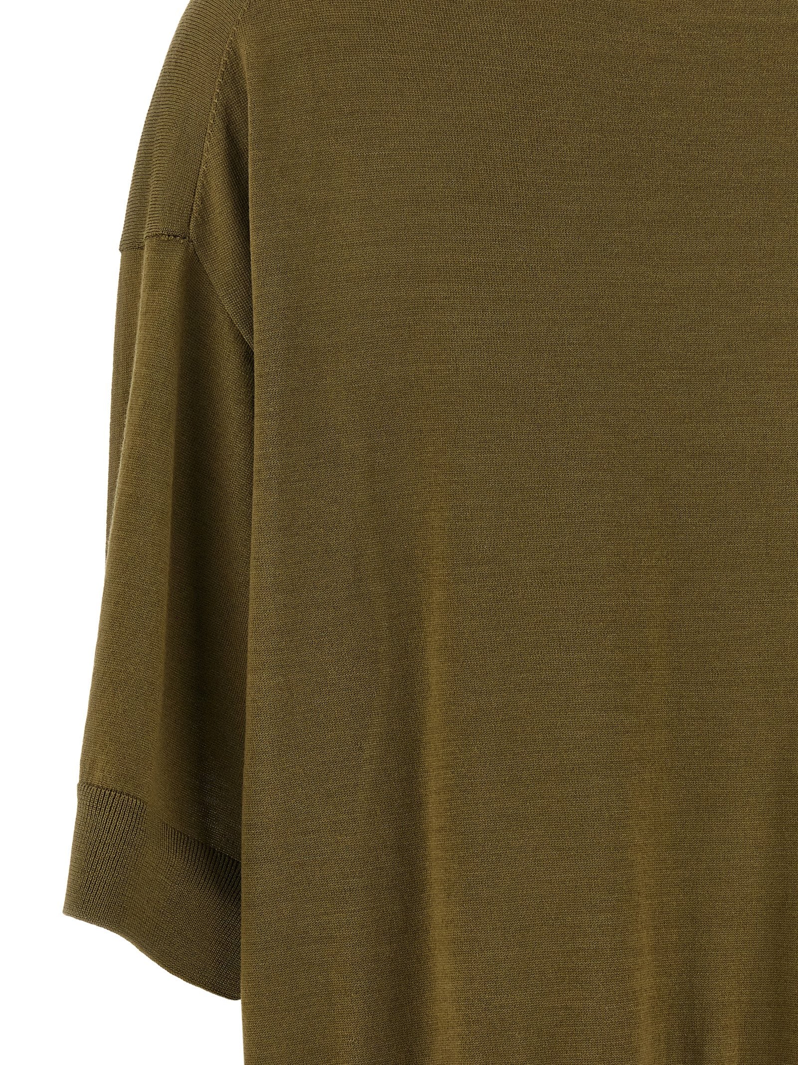 Nude Cropped Wool Sweater