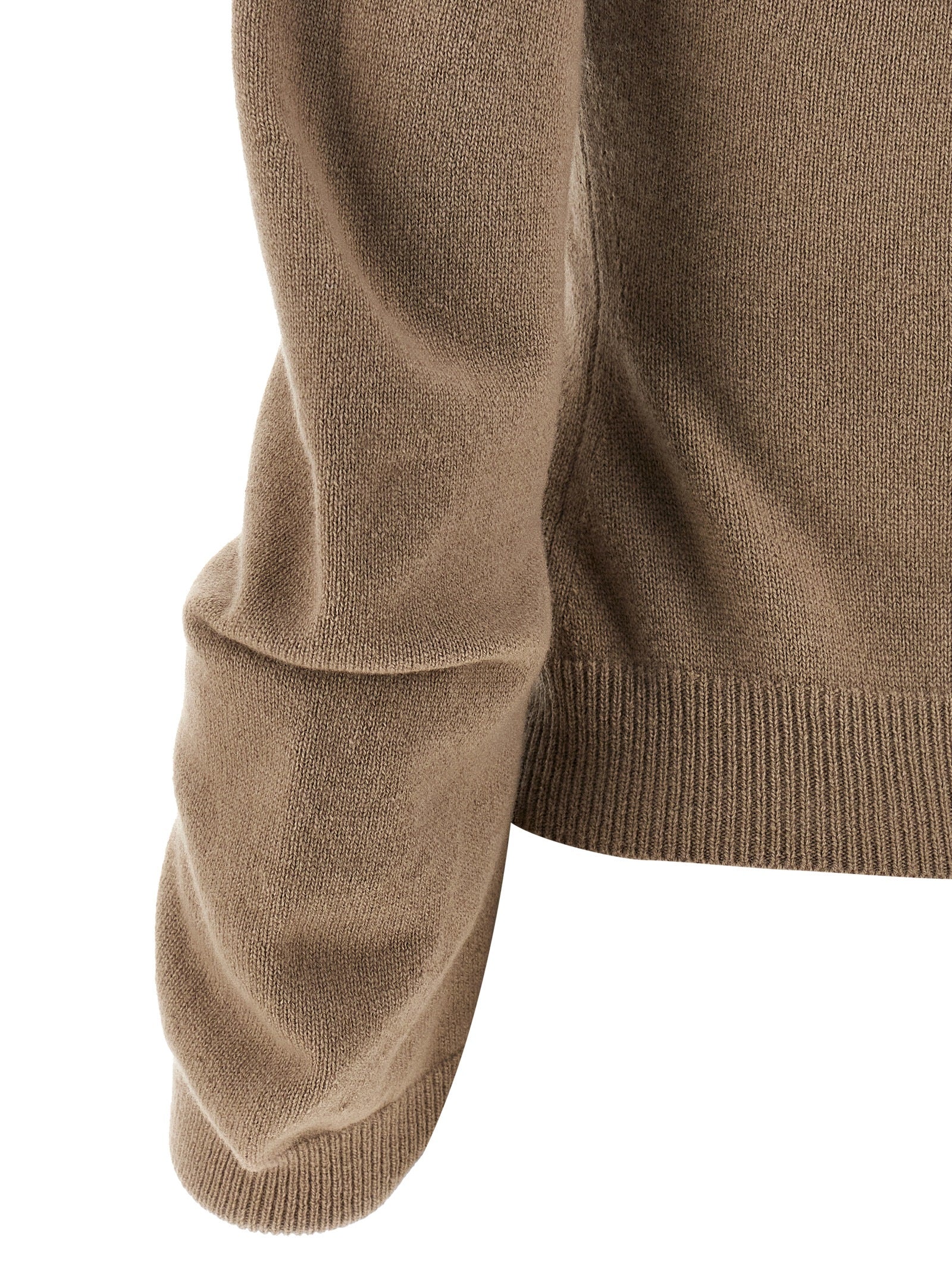 Nude Curved Sleeves Cardigan