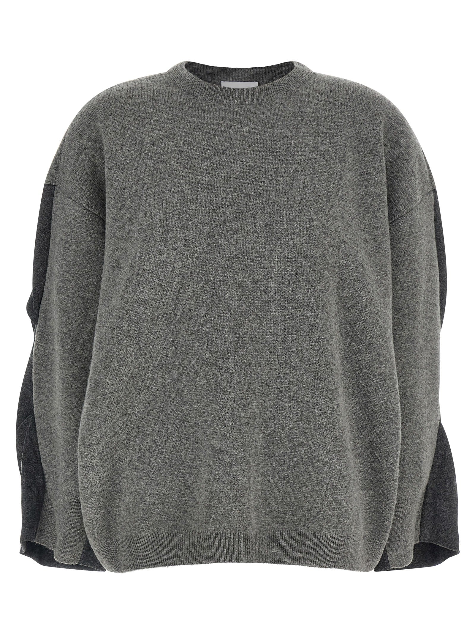 Nude Two-Tone Sleeve Sweater