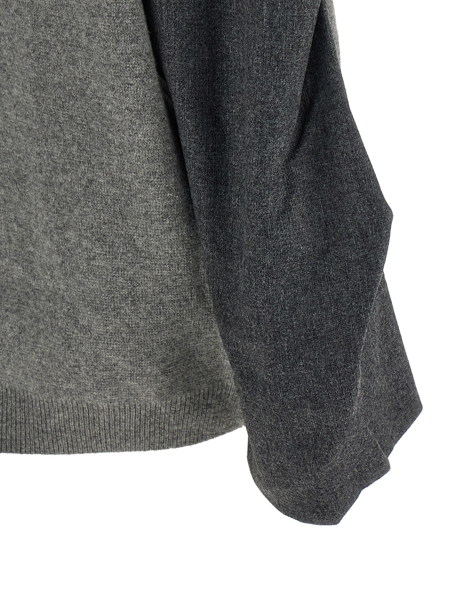 Nude Two-Tone Sleeve Sweater