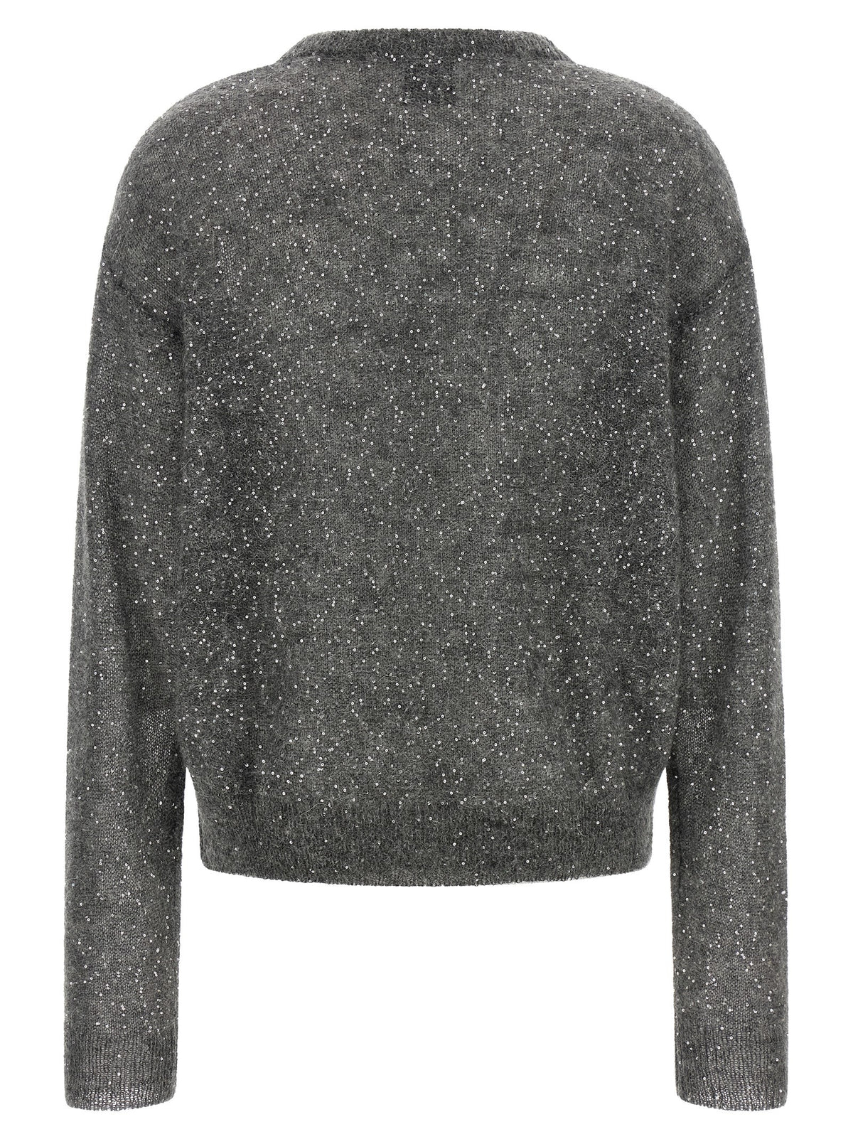 Nude Micro Sequin Sweater