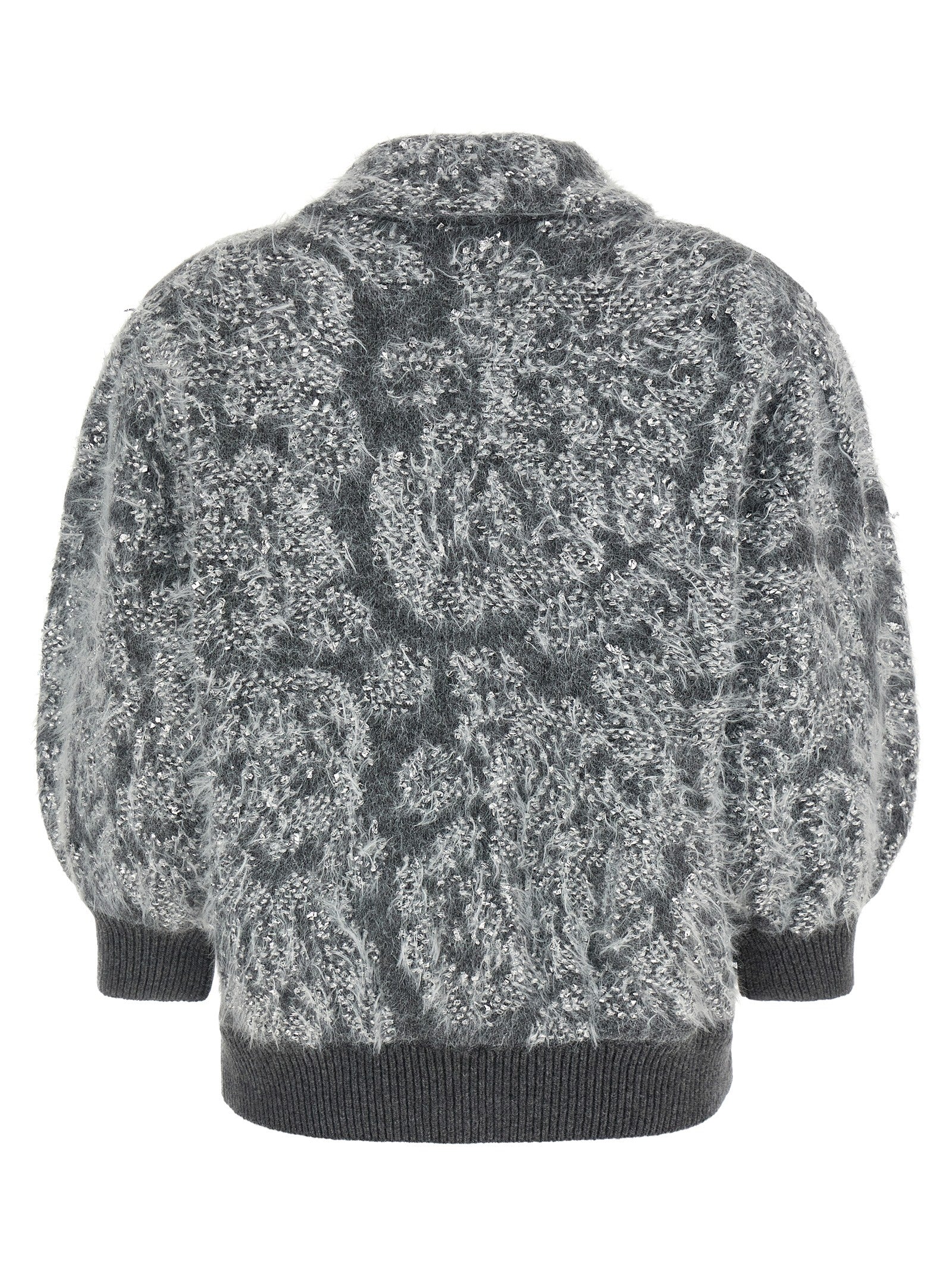 Nude Jacquard Knit Cardigan
