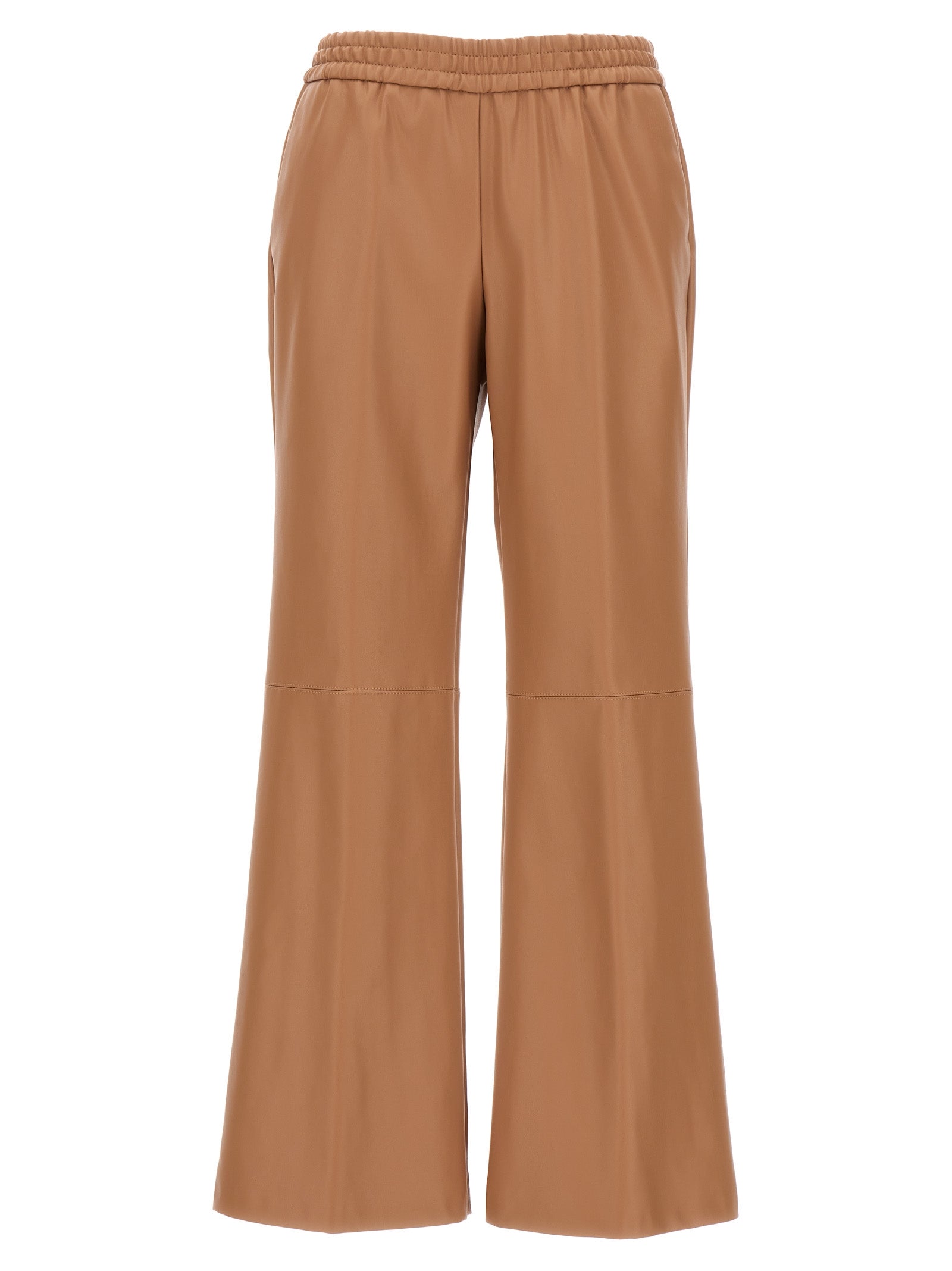 Nude Eco Leather Pants