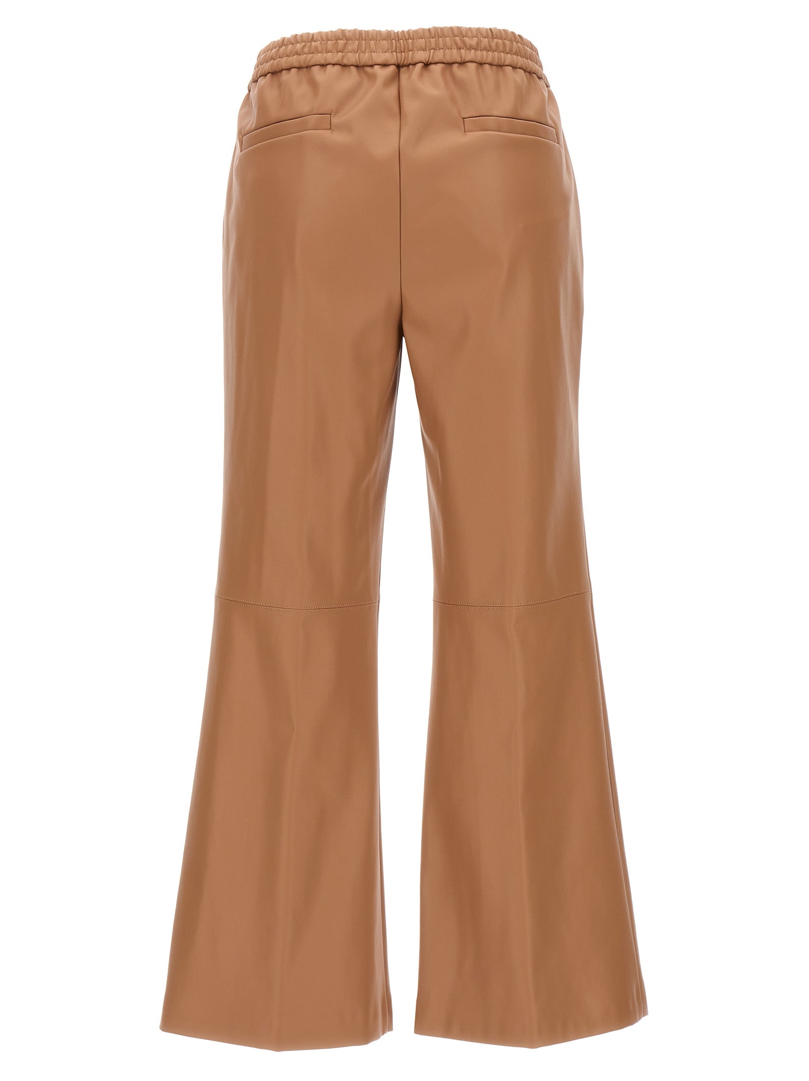 Nude Eco Leather Pants