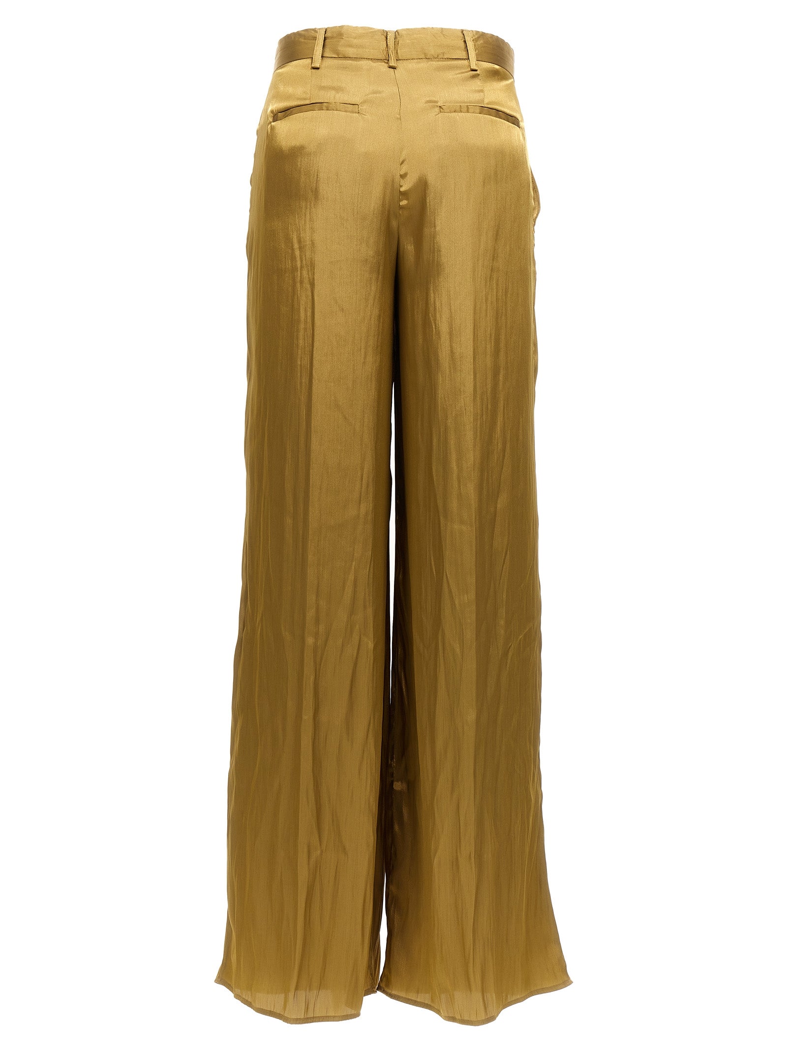 Nude Satin Pants