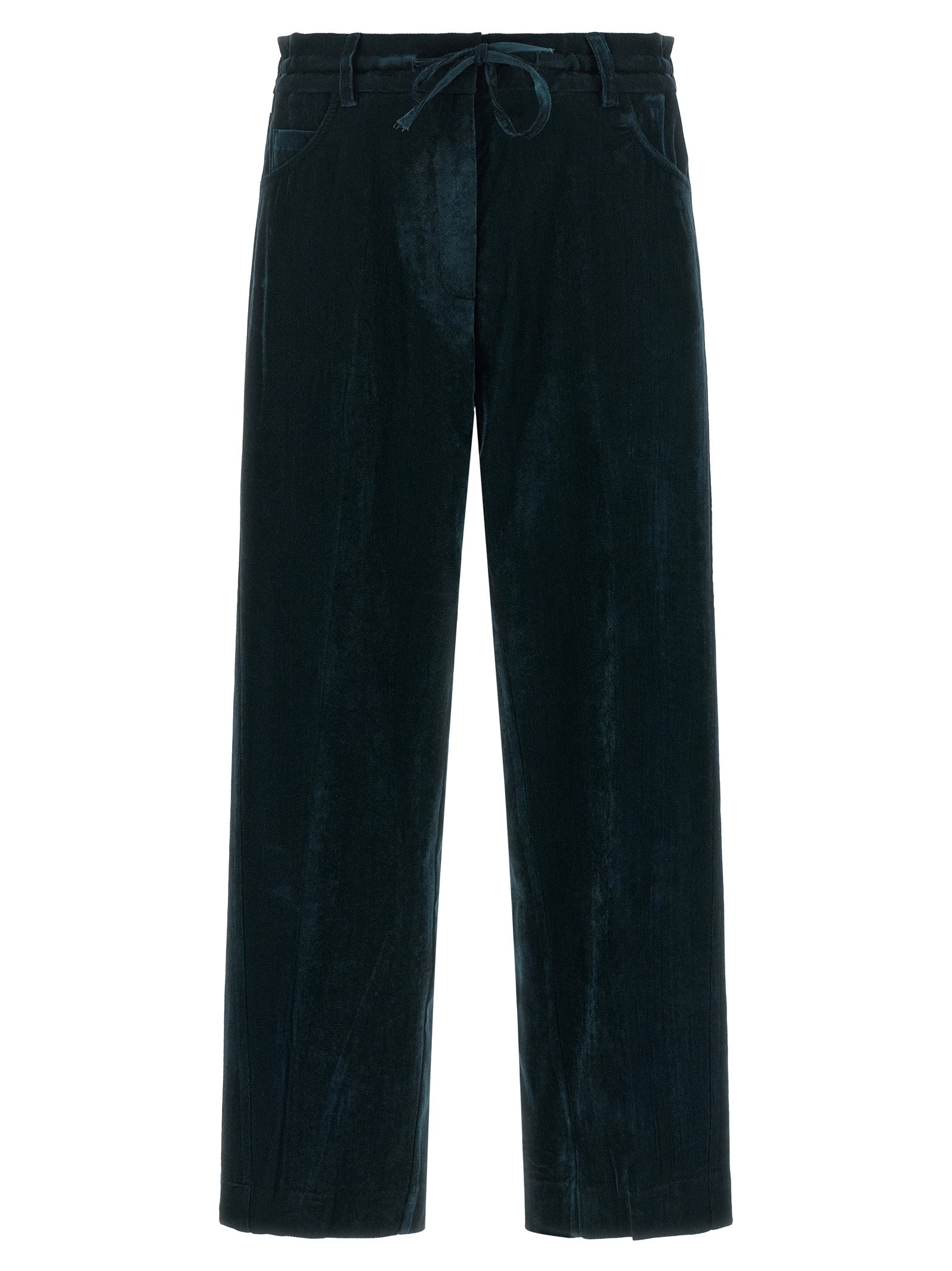Nude Velvet Pants