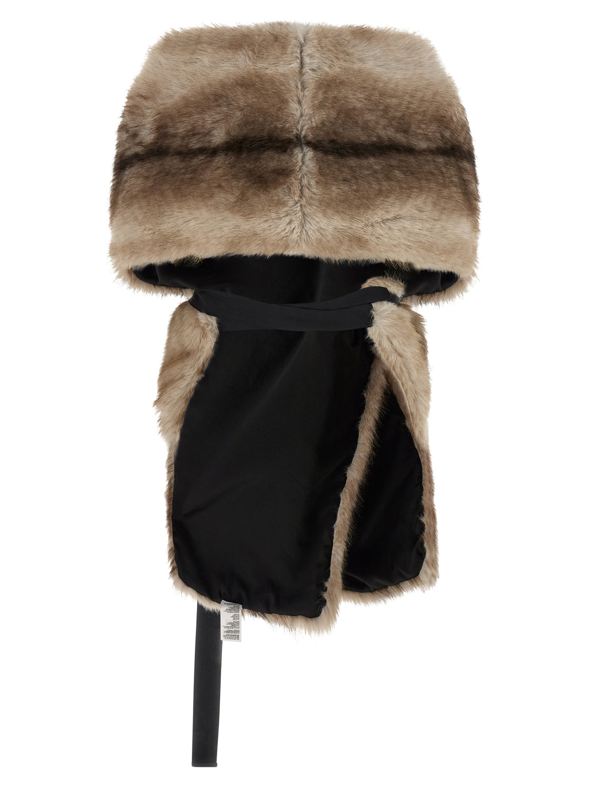 Nude Eco-Fur Stole