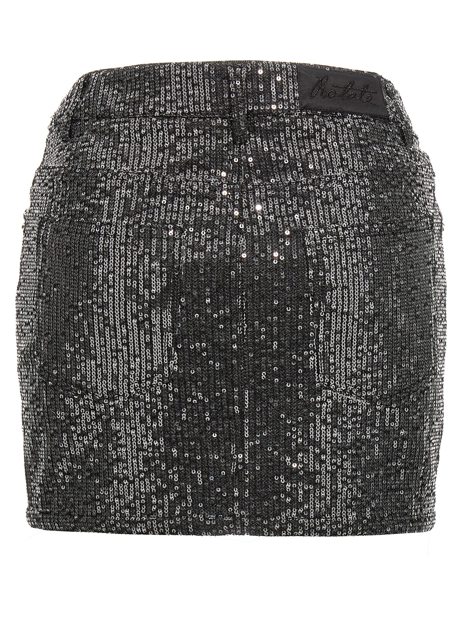 Rotate Birger Christensen Sequin Denim Skirt