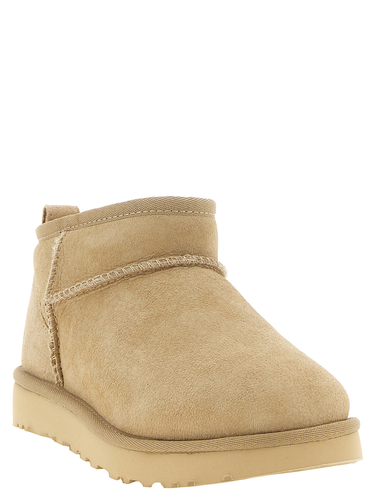 Ugg 'Classic Ultra Mini' Beige Ankle Boots